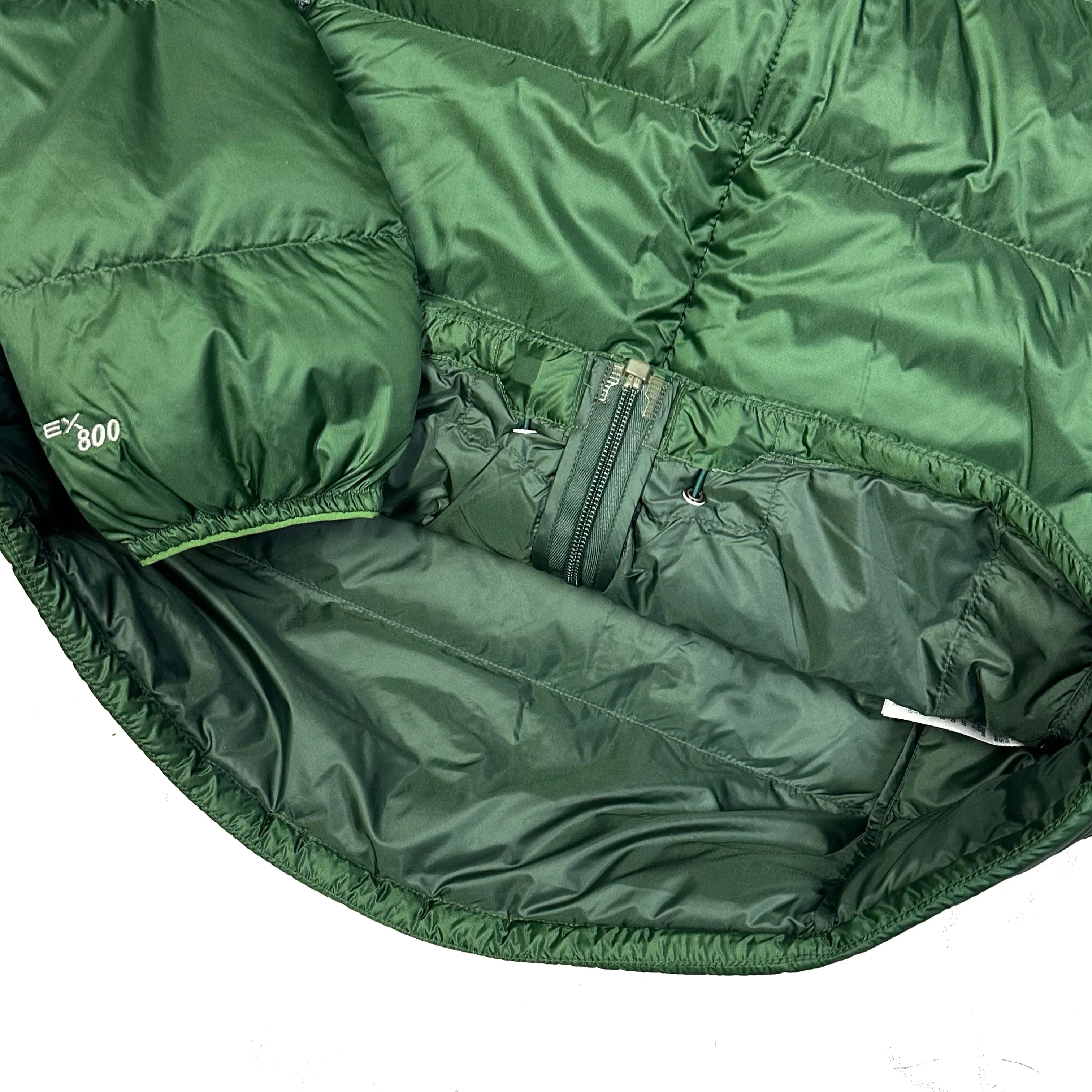 Light Alpine Down Puffer Jacket In Green - product image