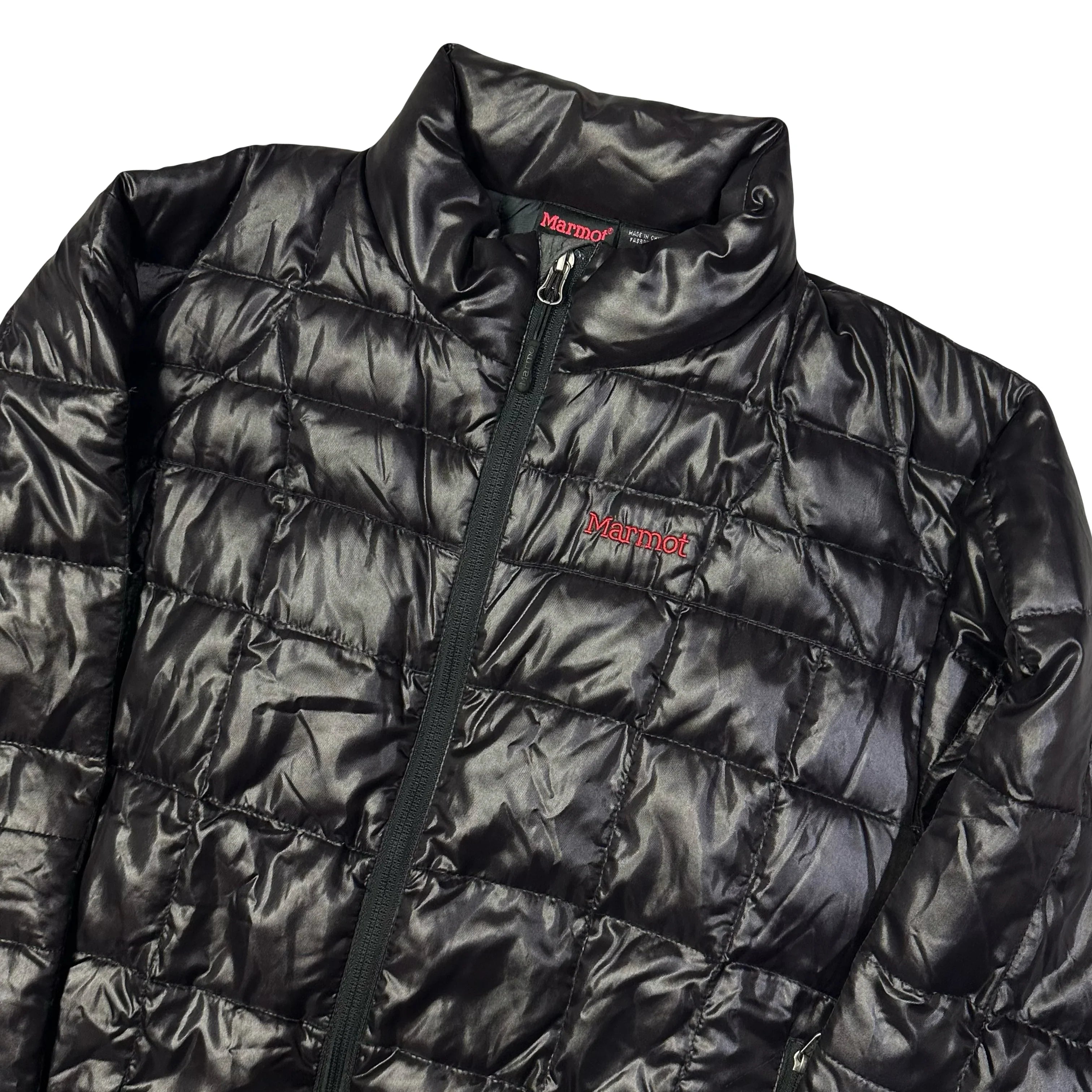 Square Stitch Down Puffer Jacket In Black - product image