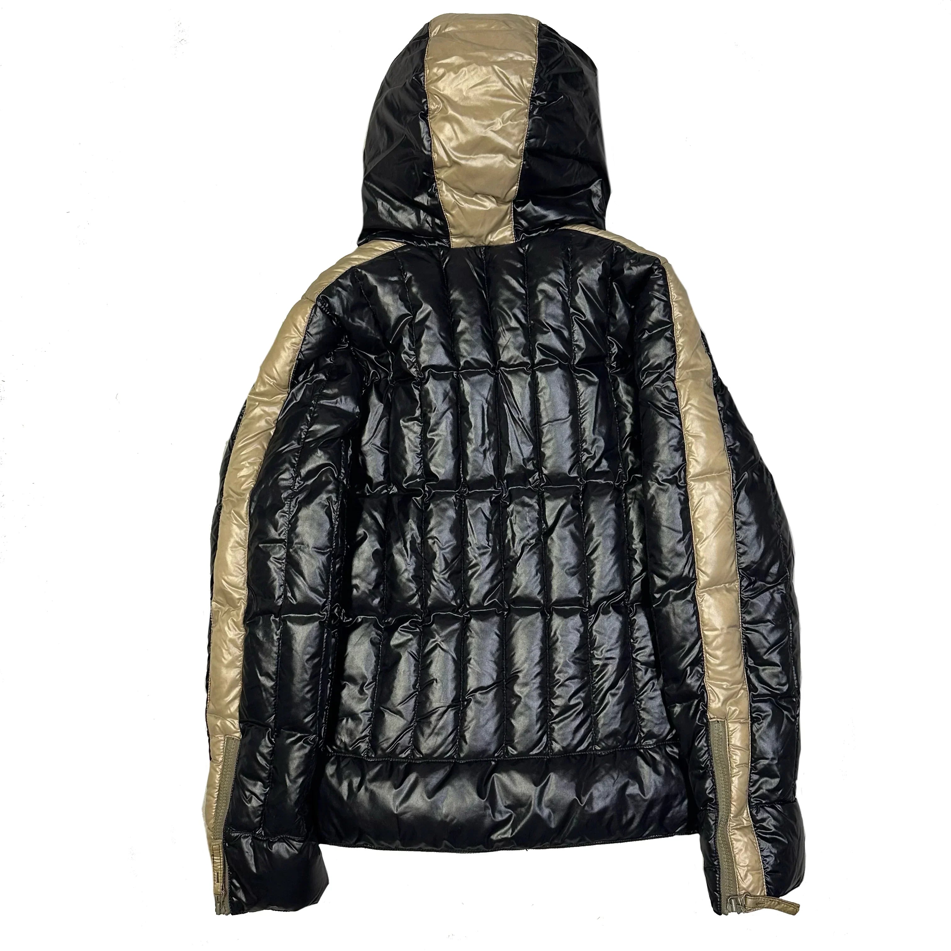 Puffer Jacket In Black & Beige - product image