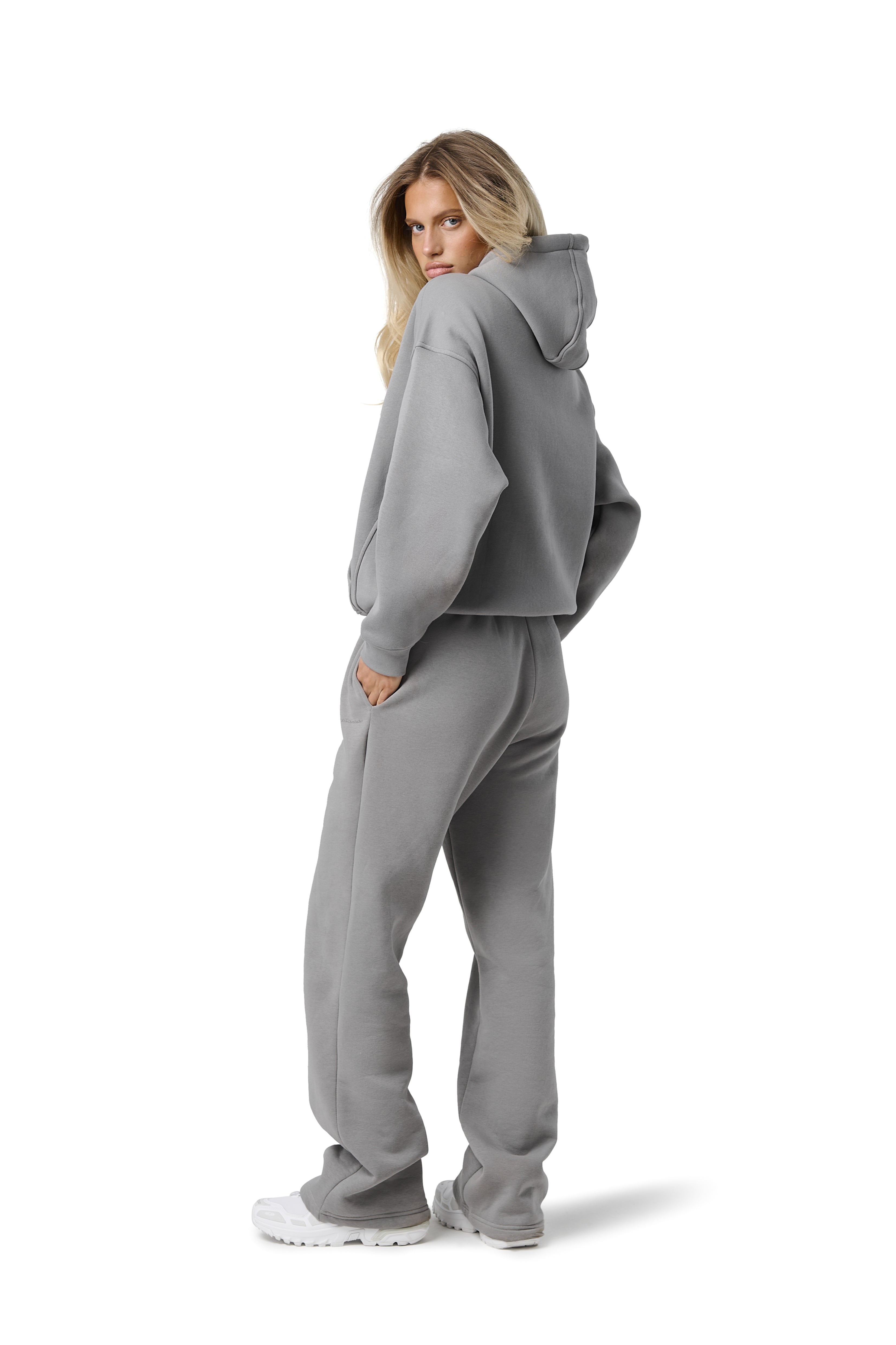 Boston Hoodie in Mid Grey - image 3
