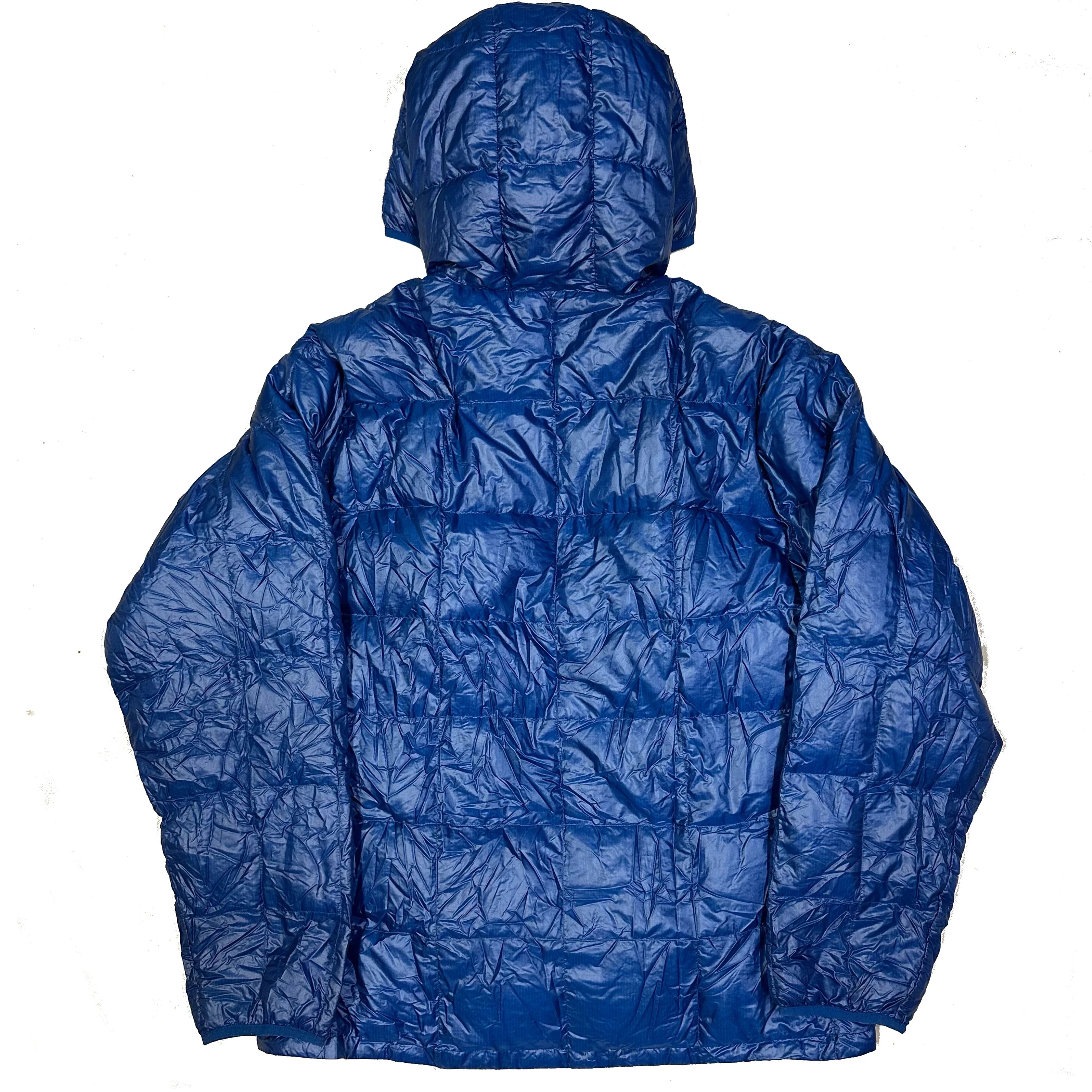 Square Stitch Down Puffer Jacket In Blue - product image