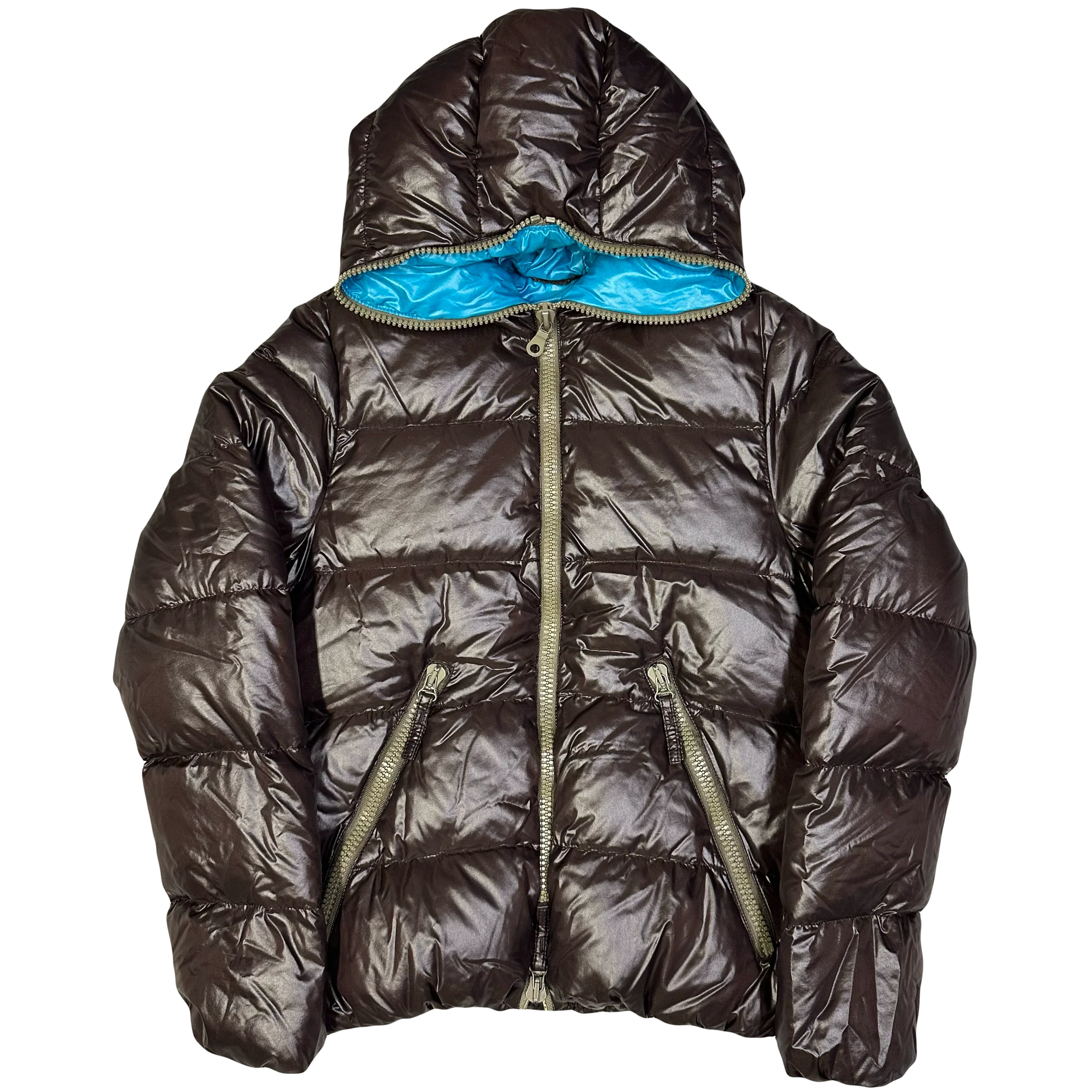 Puffer Jacket In Brown - product image