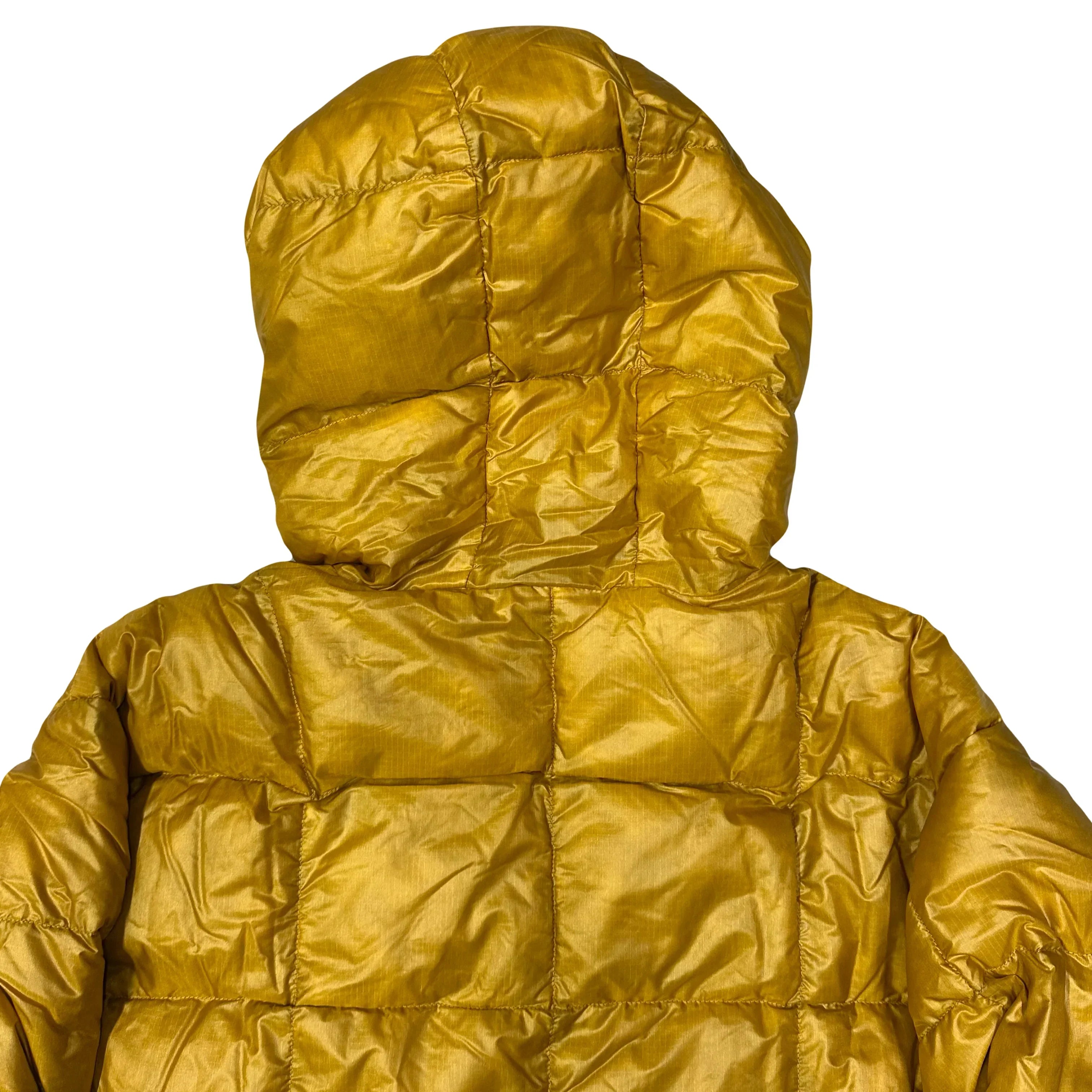 Square Stitch Puffer Jacket In Yellow - product image