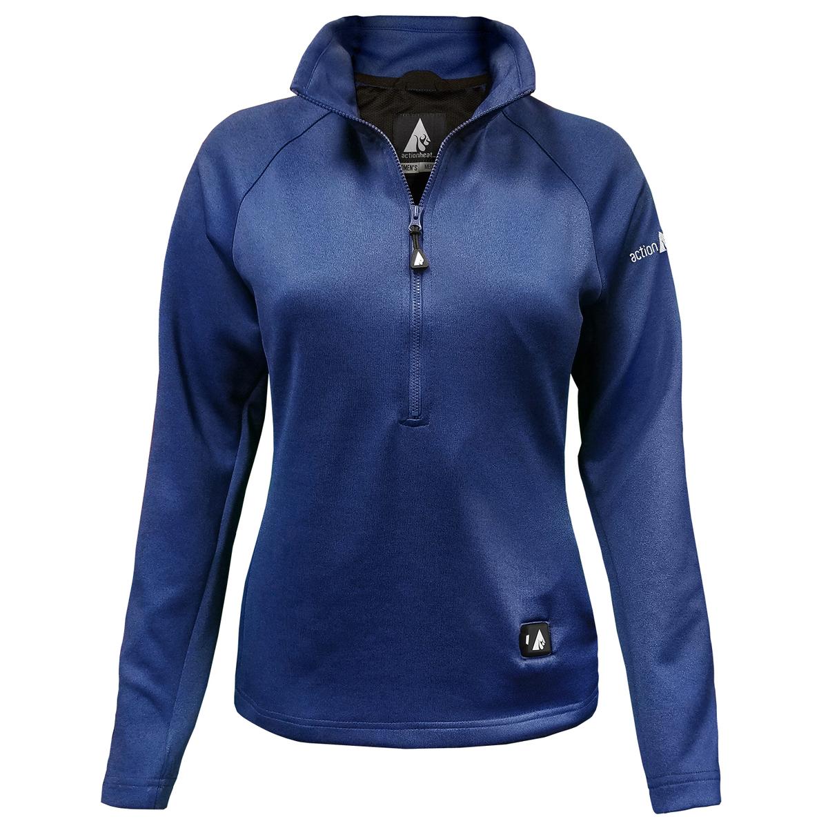 Heatrea 5V Women's 1/2 Zip Pullover Battery Heated Shirt