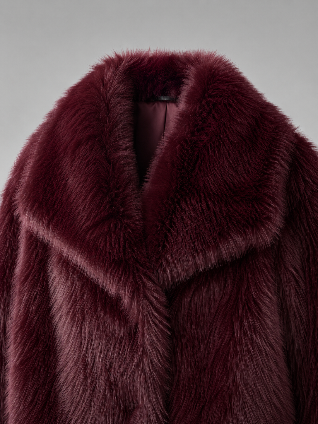 Women's Plush Cropped Faux Fur Jacket - product image 3