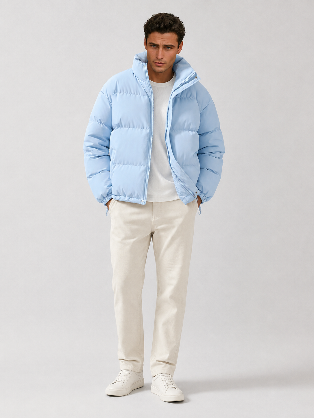 Women's Stand Collar Puffer Jacket - product image 6