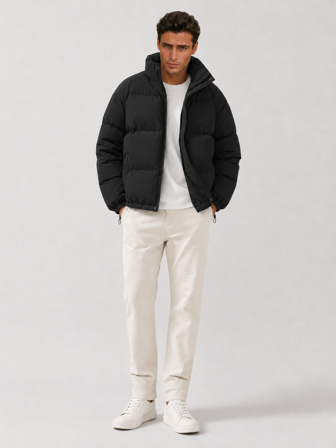 Women's Stand Collar Puffer Jacket - product image 10