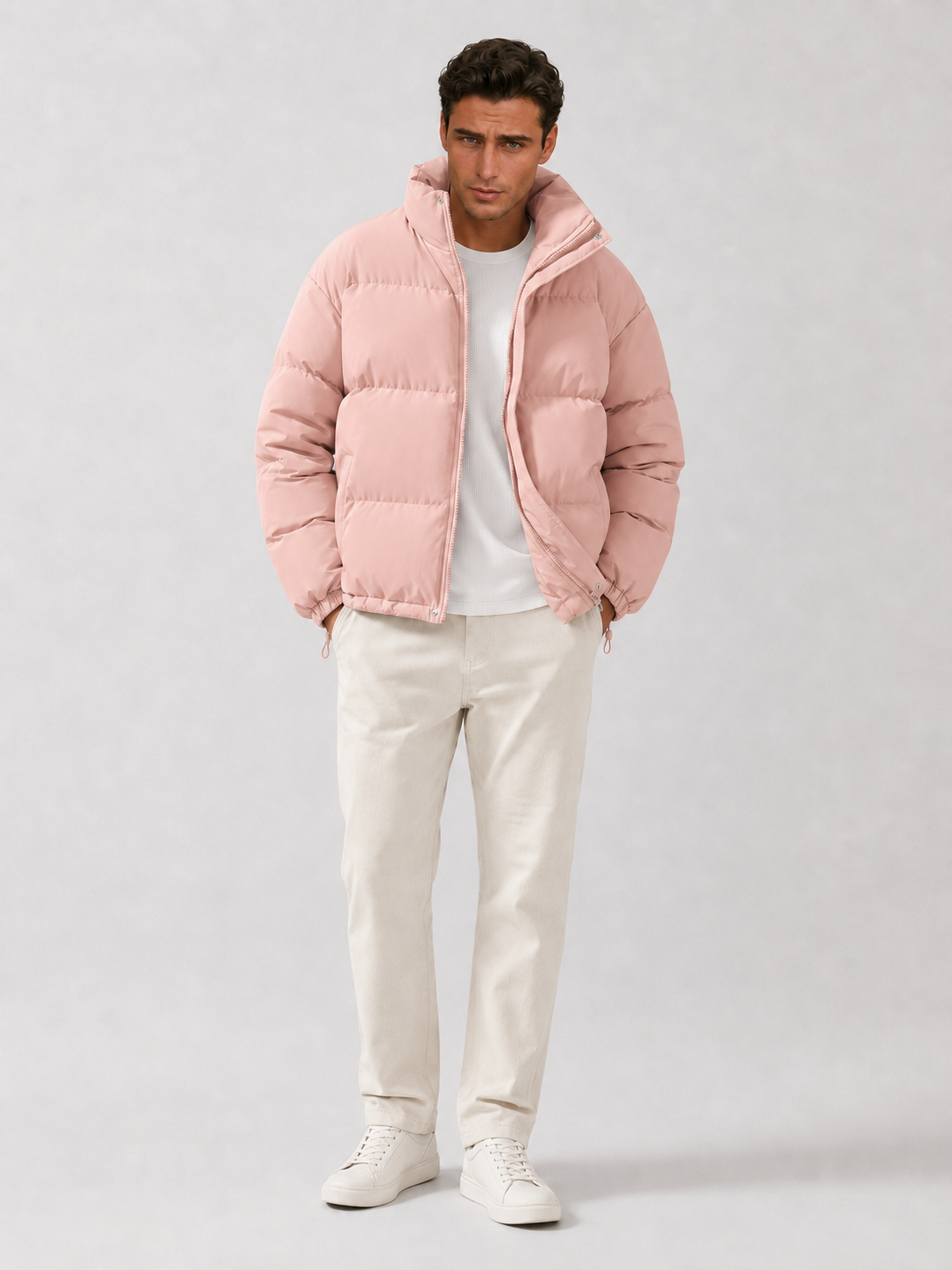 Women's Stand Collar Puffer Jacket - product image 9