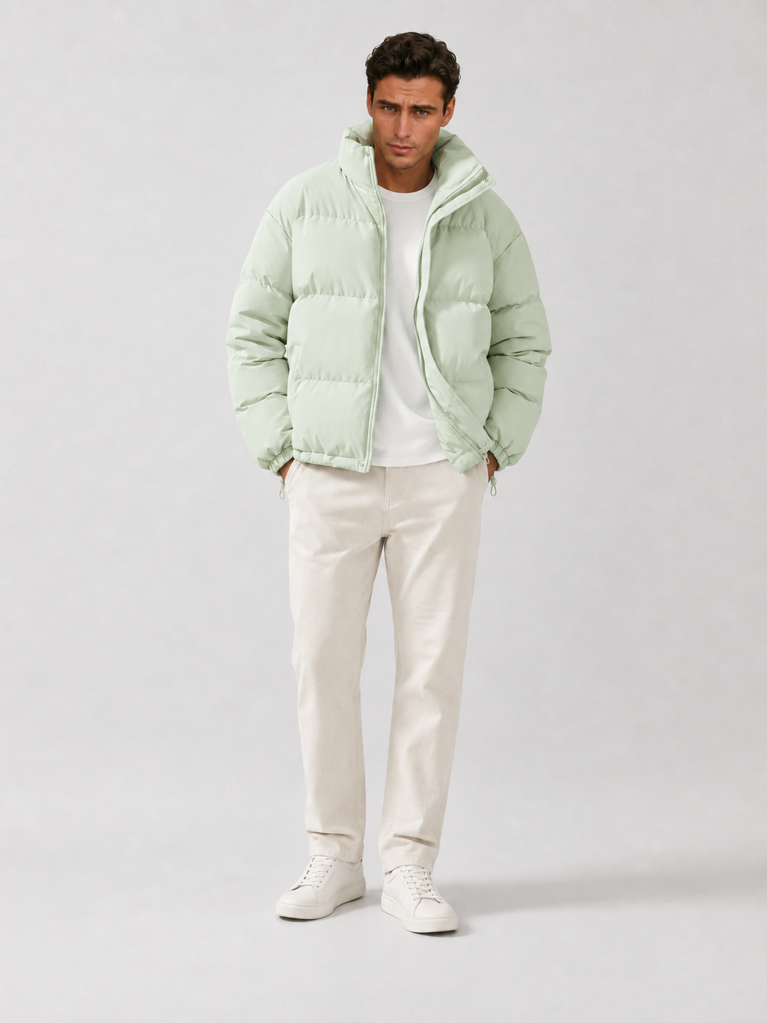 Women's Stand Collar Puffer Jacket - product image 8