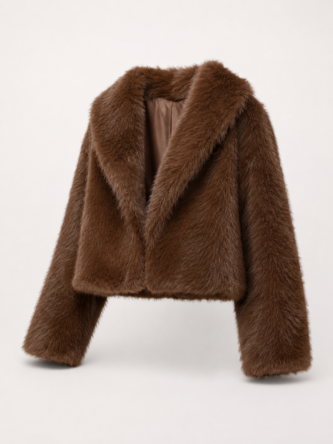 Women's Faux Fox Fur Cropped Jacket - product image 1