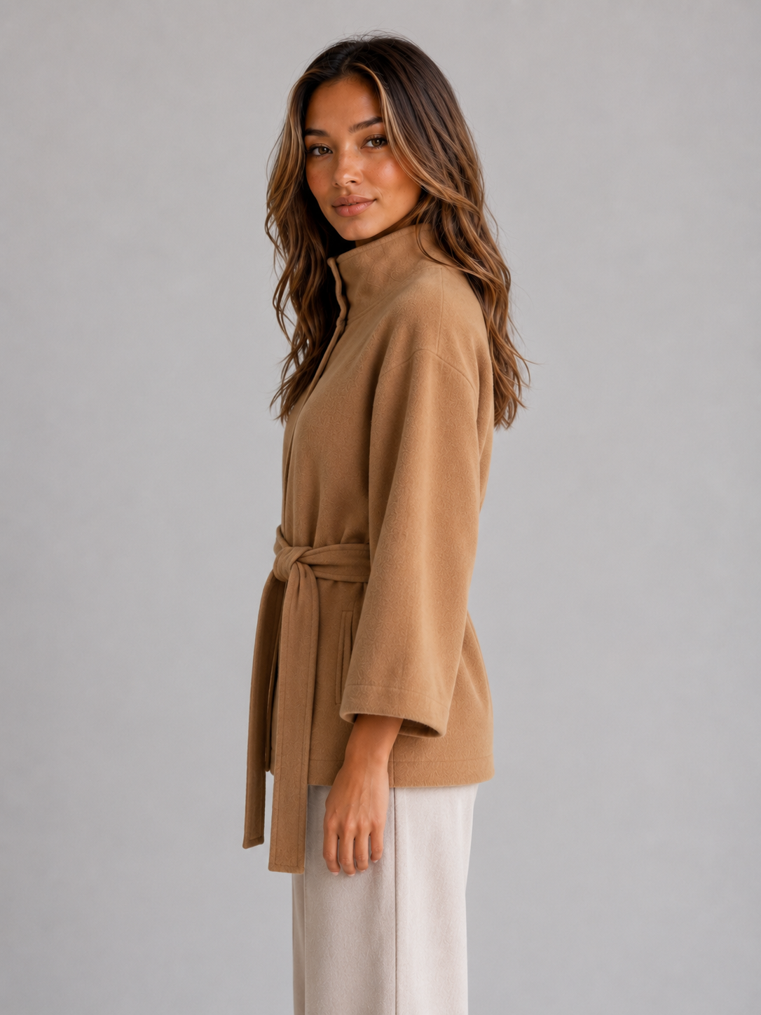 Women's Belted Cape Jacket - product image 3