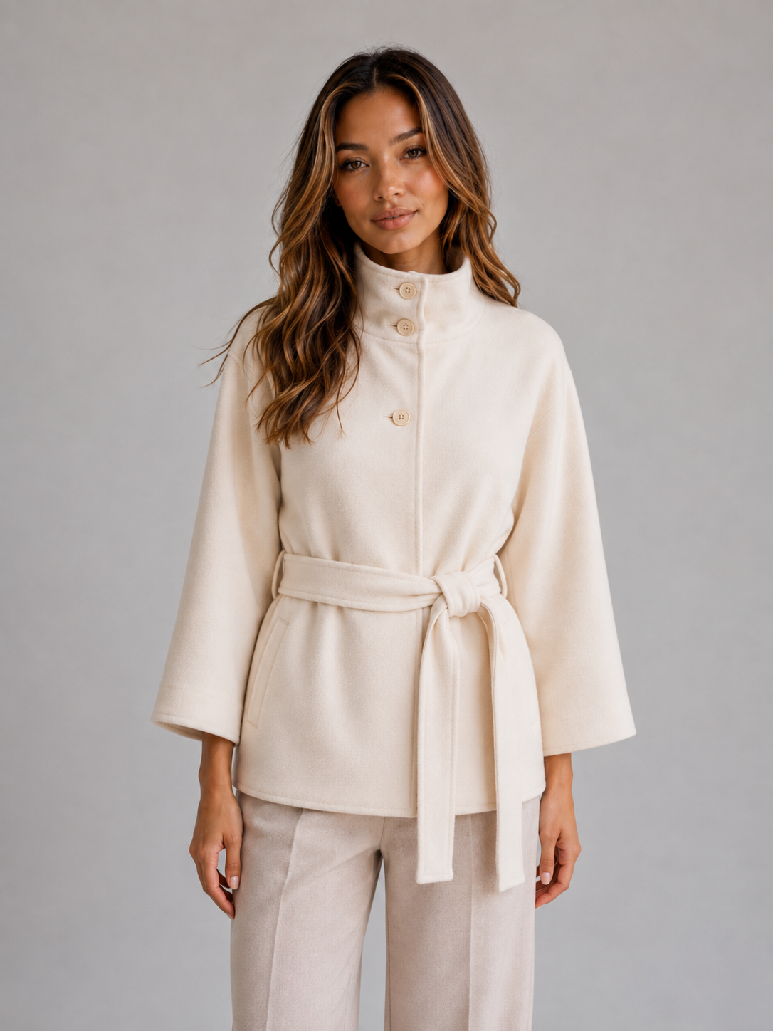 Women's Belted Cape Jacket - product image 4
