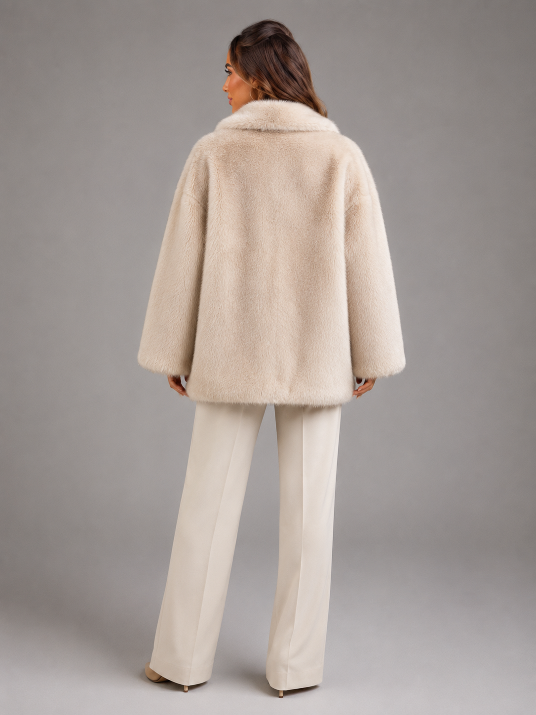 Women's Oversized Faux Fur Coat - product image 5