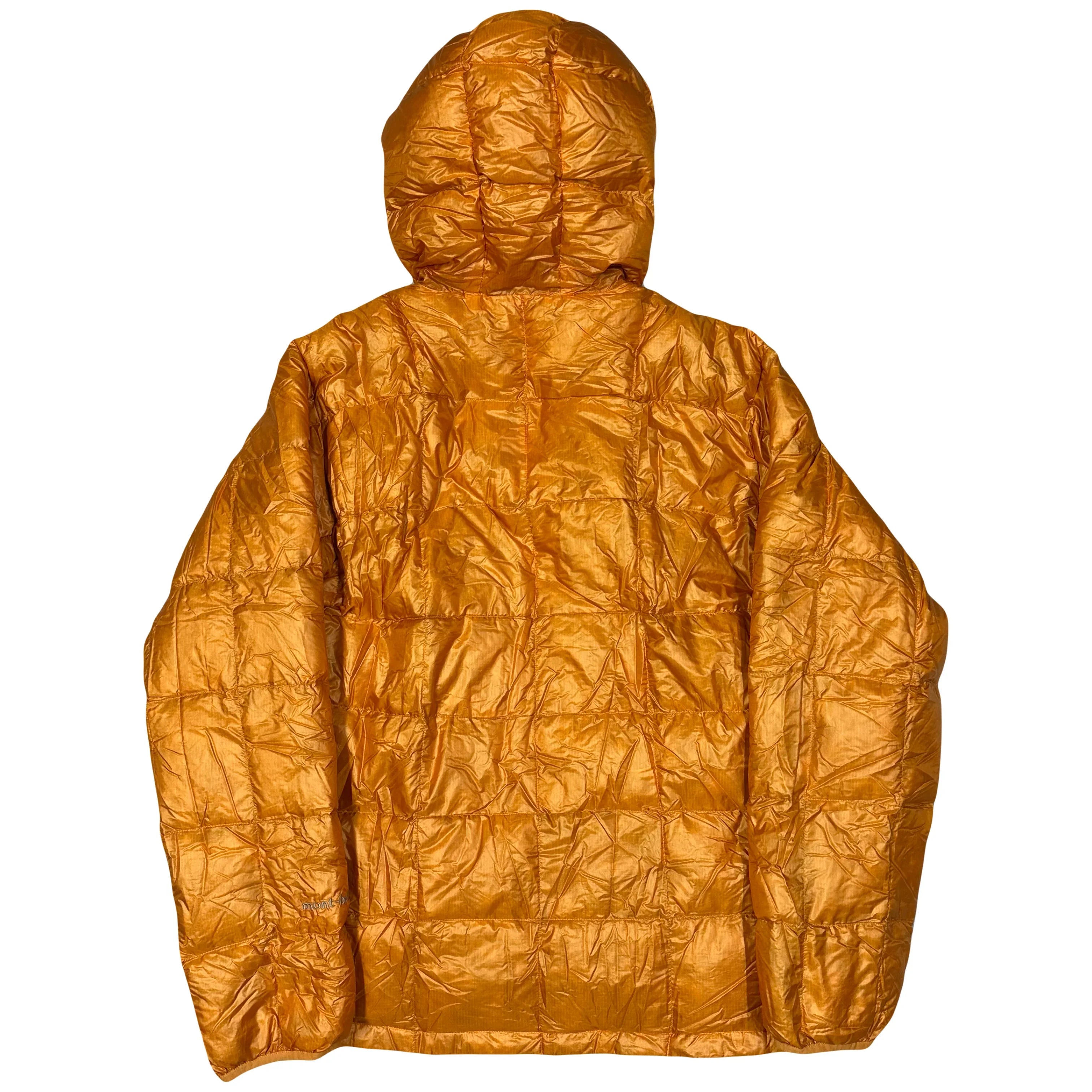 Square Stitch Puffer Jacket In Orange - product image