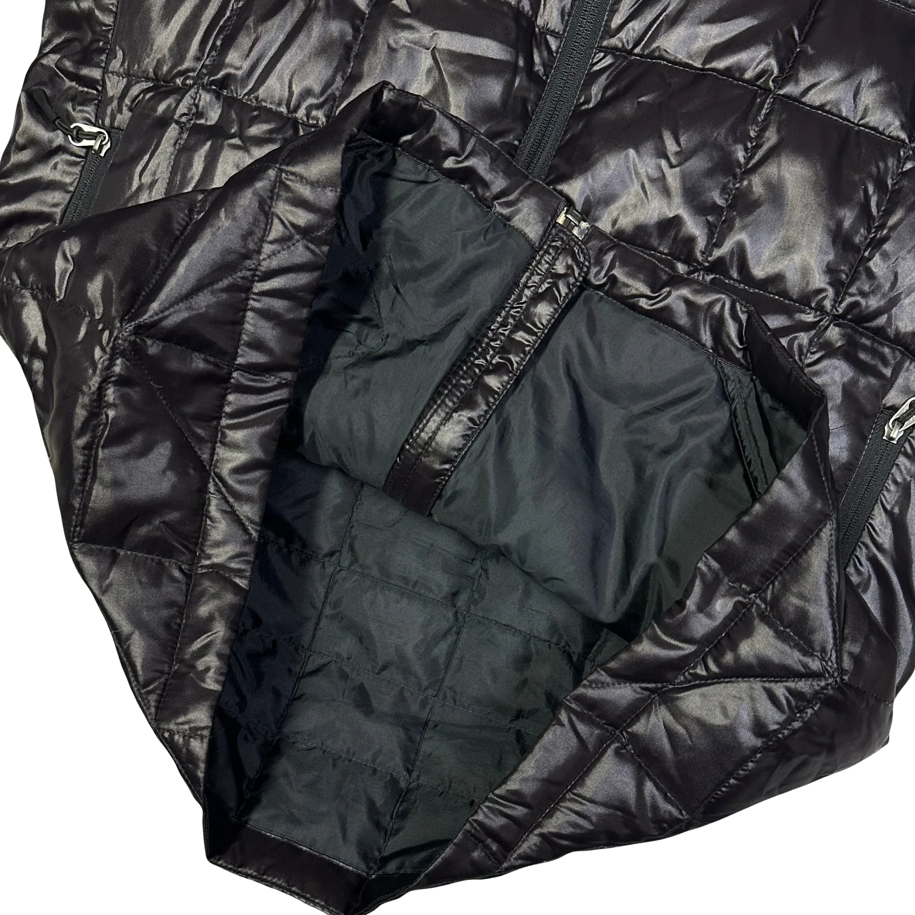 Square Stitch Down Puffer Jacket In Black - product image