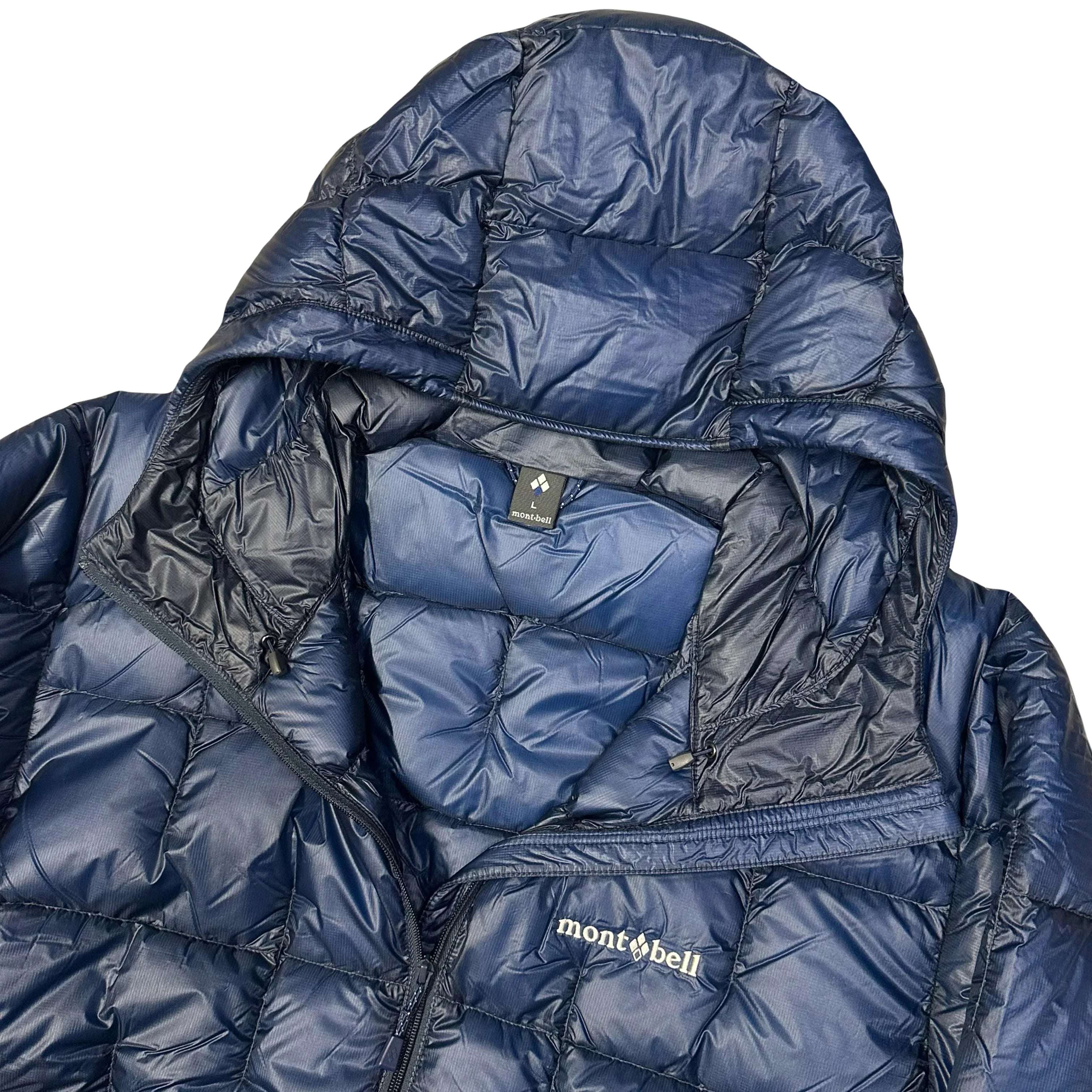 Plasma 1000 Alpine Down Parka Puffer Jacket In Navy Blue - product image