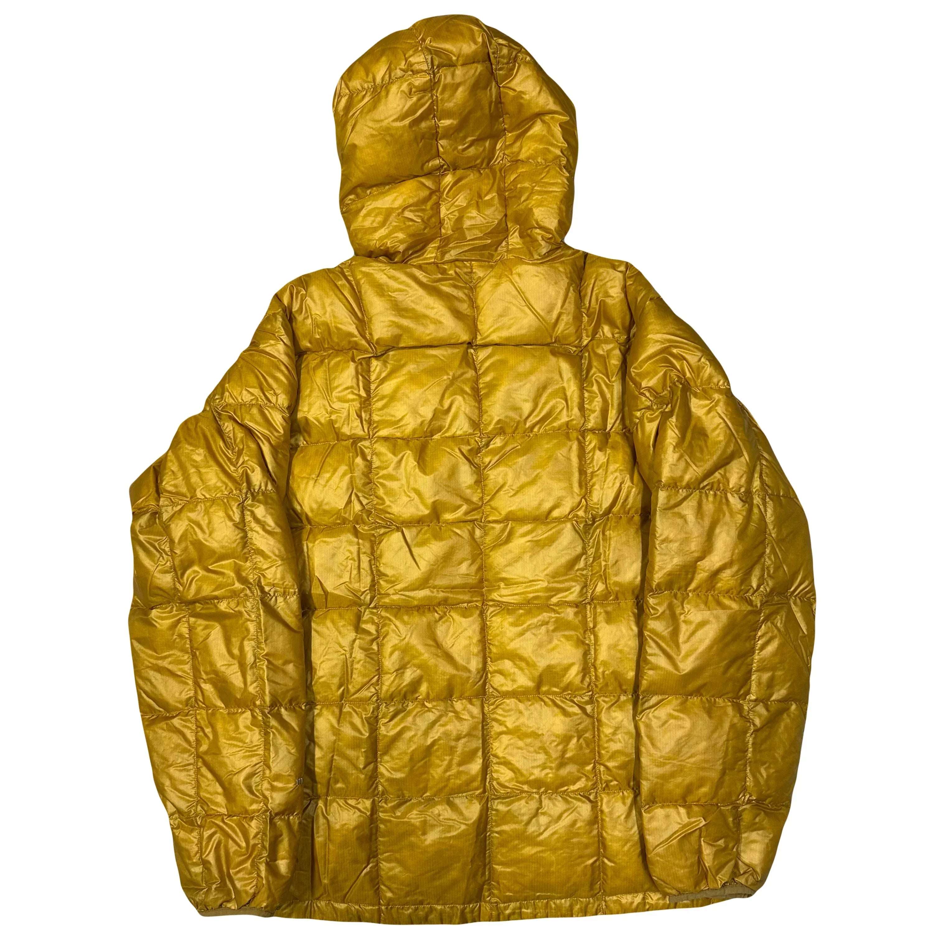 Square Stitch Puffer Jacket In Yellow - product image