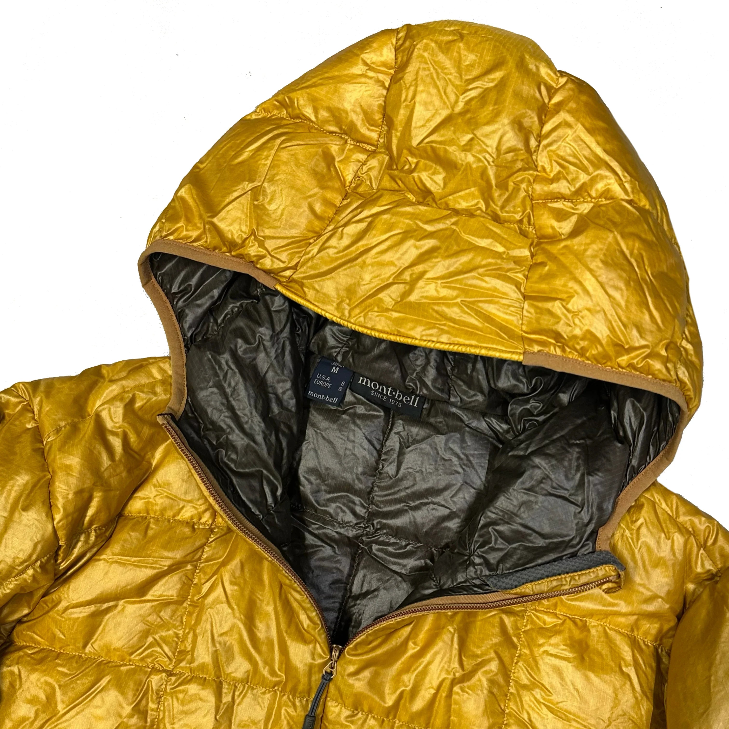 Square Stitch Puffer Jacket In Yellow - product image