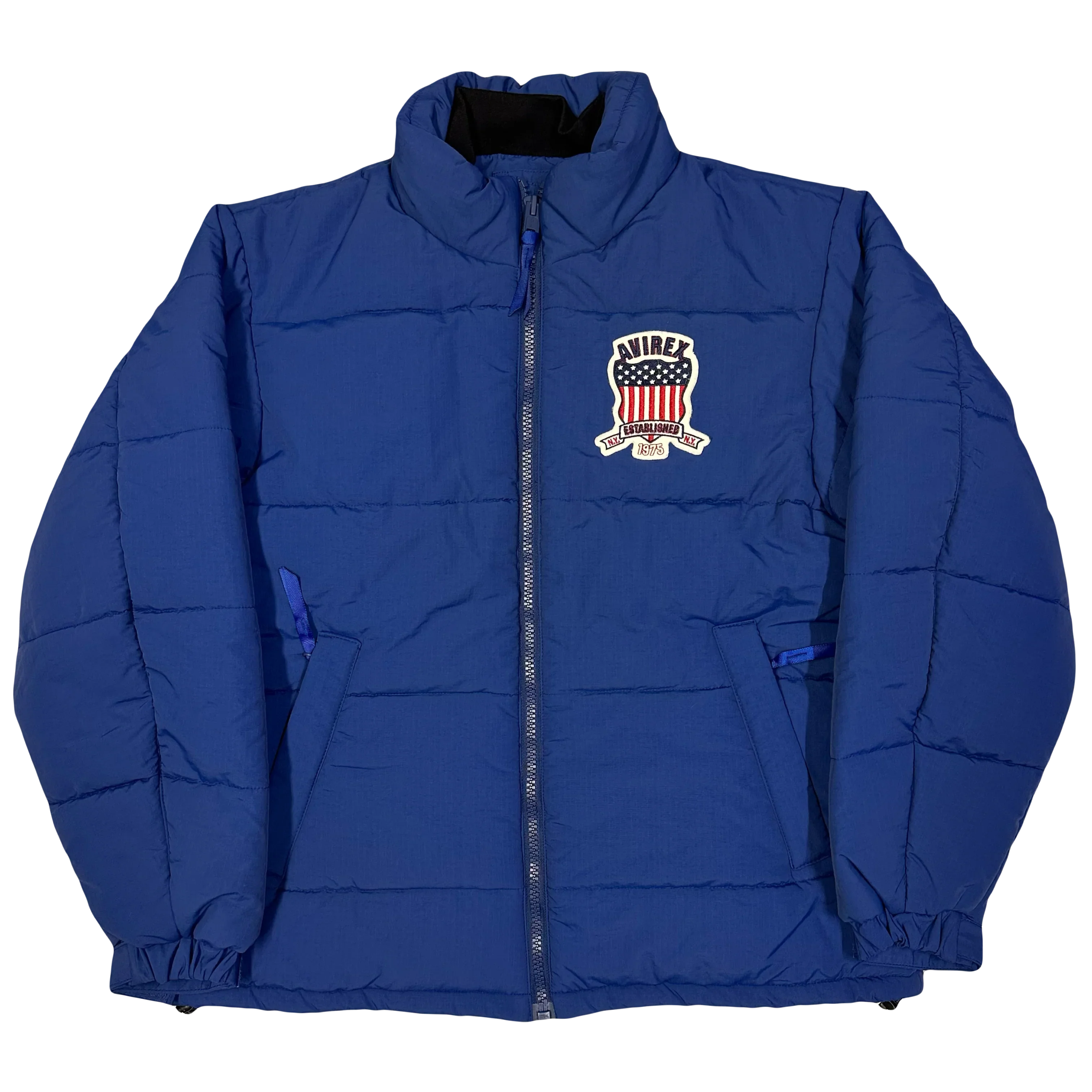 Icon Puffer Jacket In Blue - product image