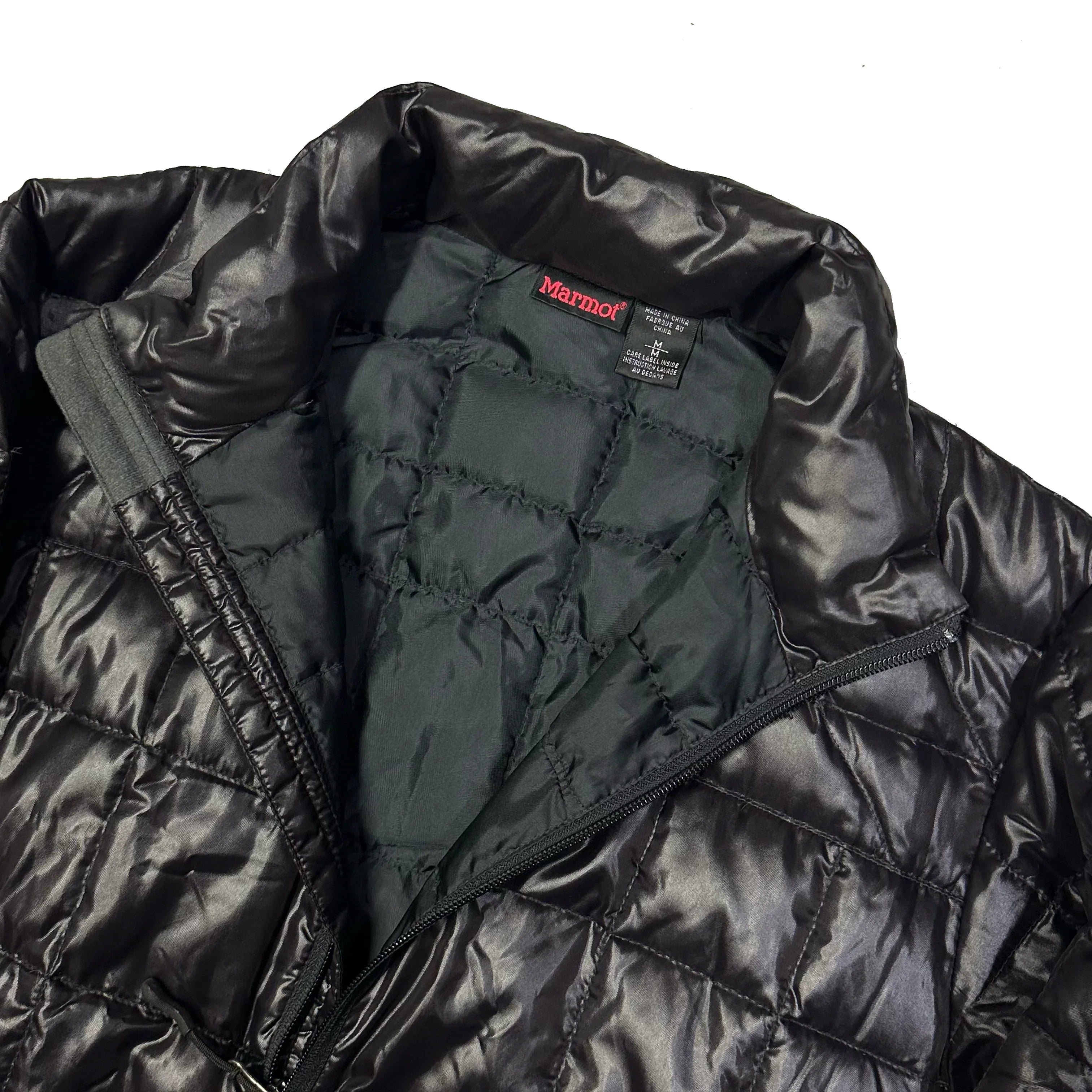 Square Stitch Down Puffer Jacket In Black - product image