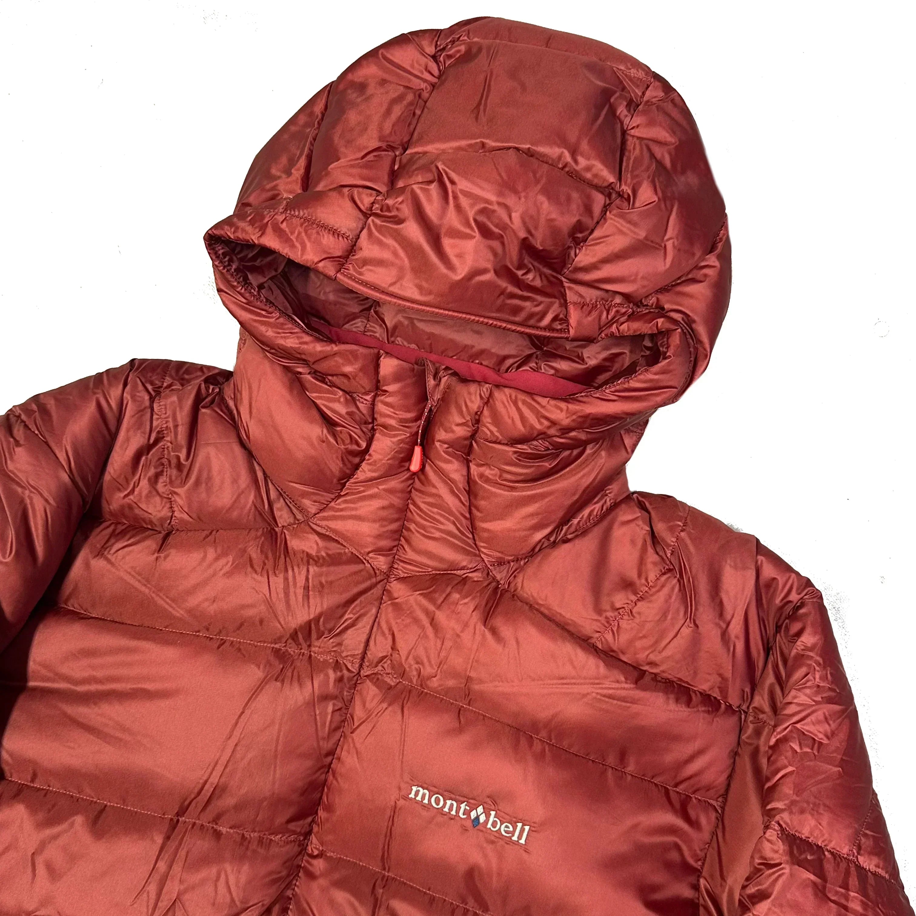 Light Alpine Down Puffer Jacket In Red - product image