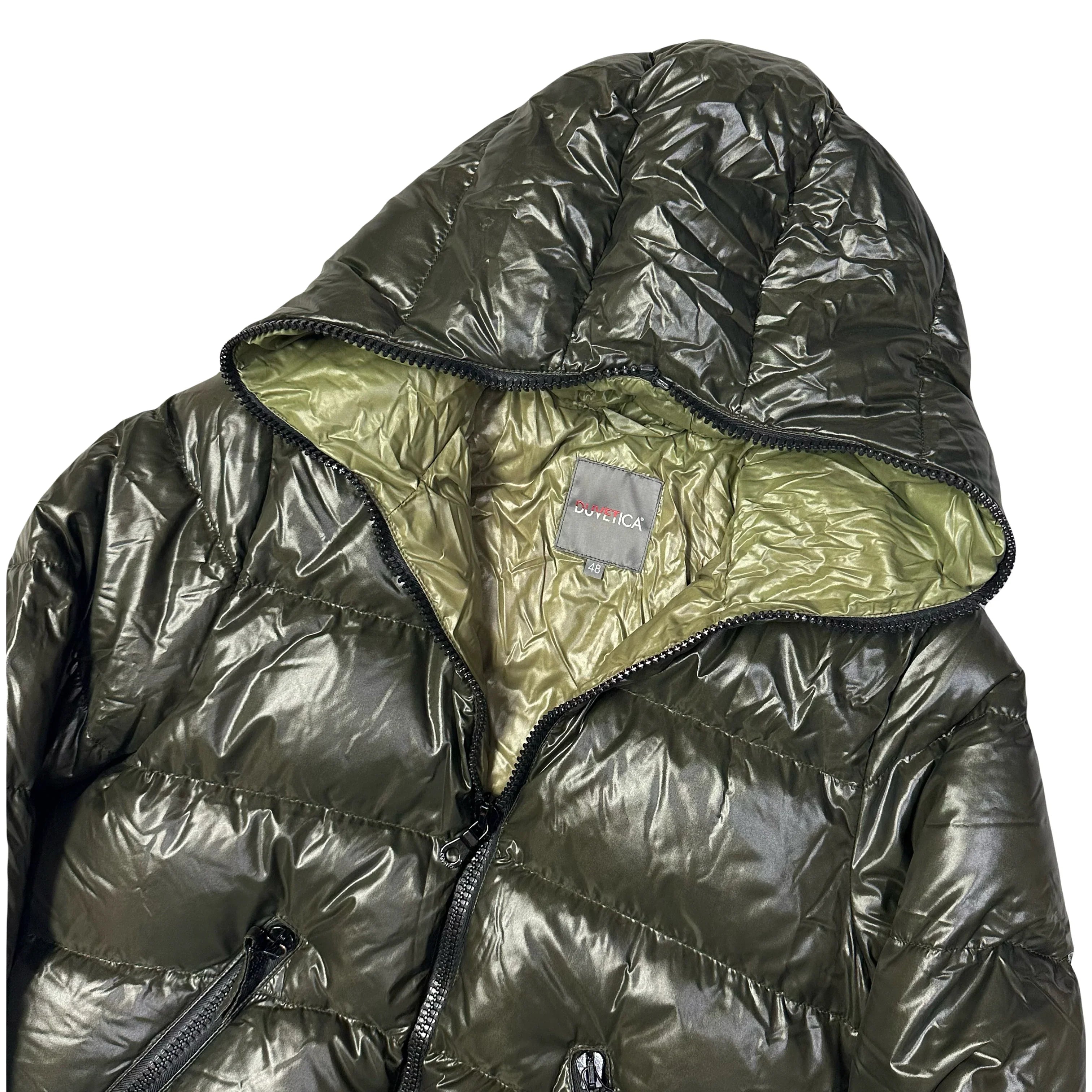 Puffer Jacket In Khaki Green - product image