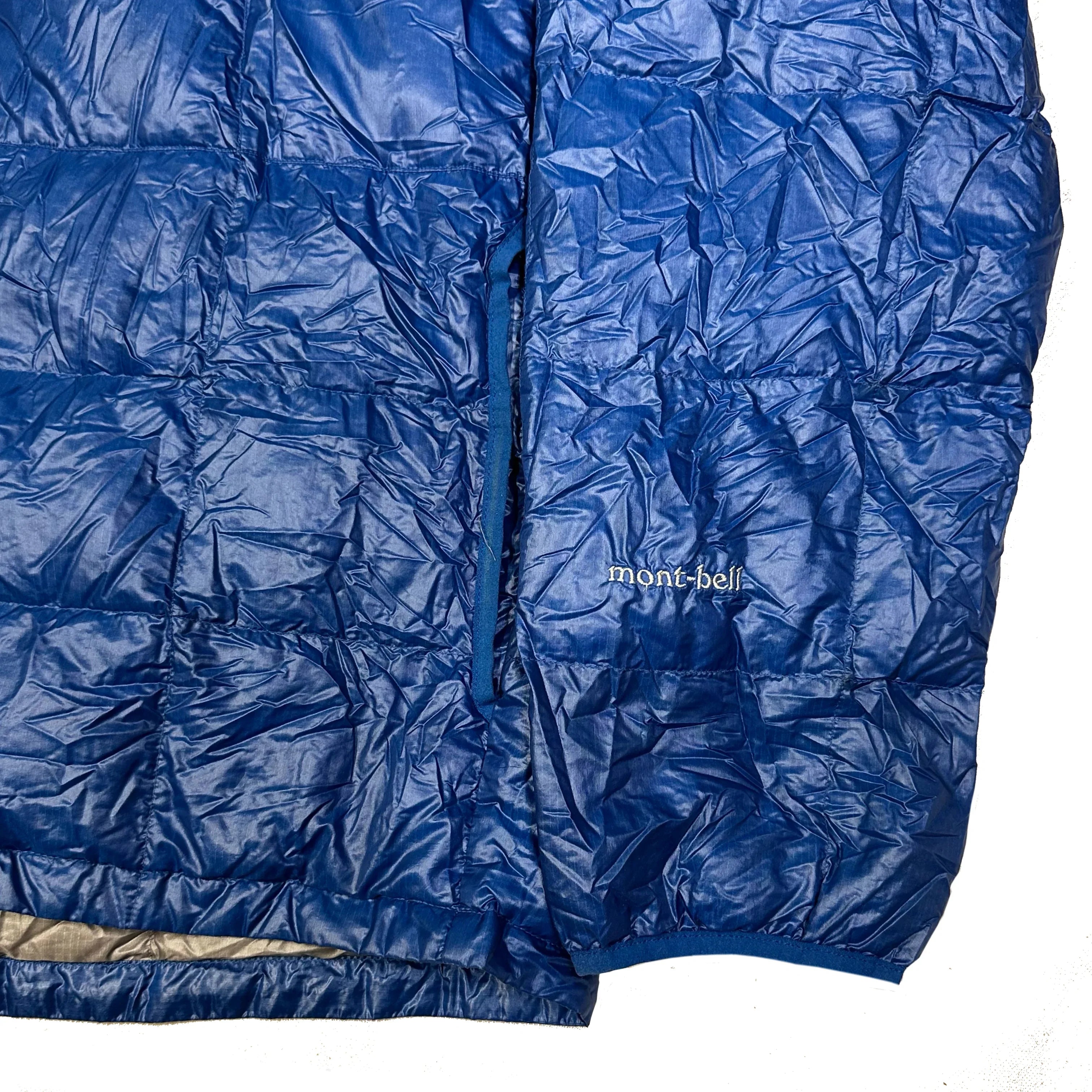 Square Stitch Down Puffer Jacket In Blue - product image