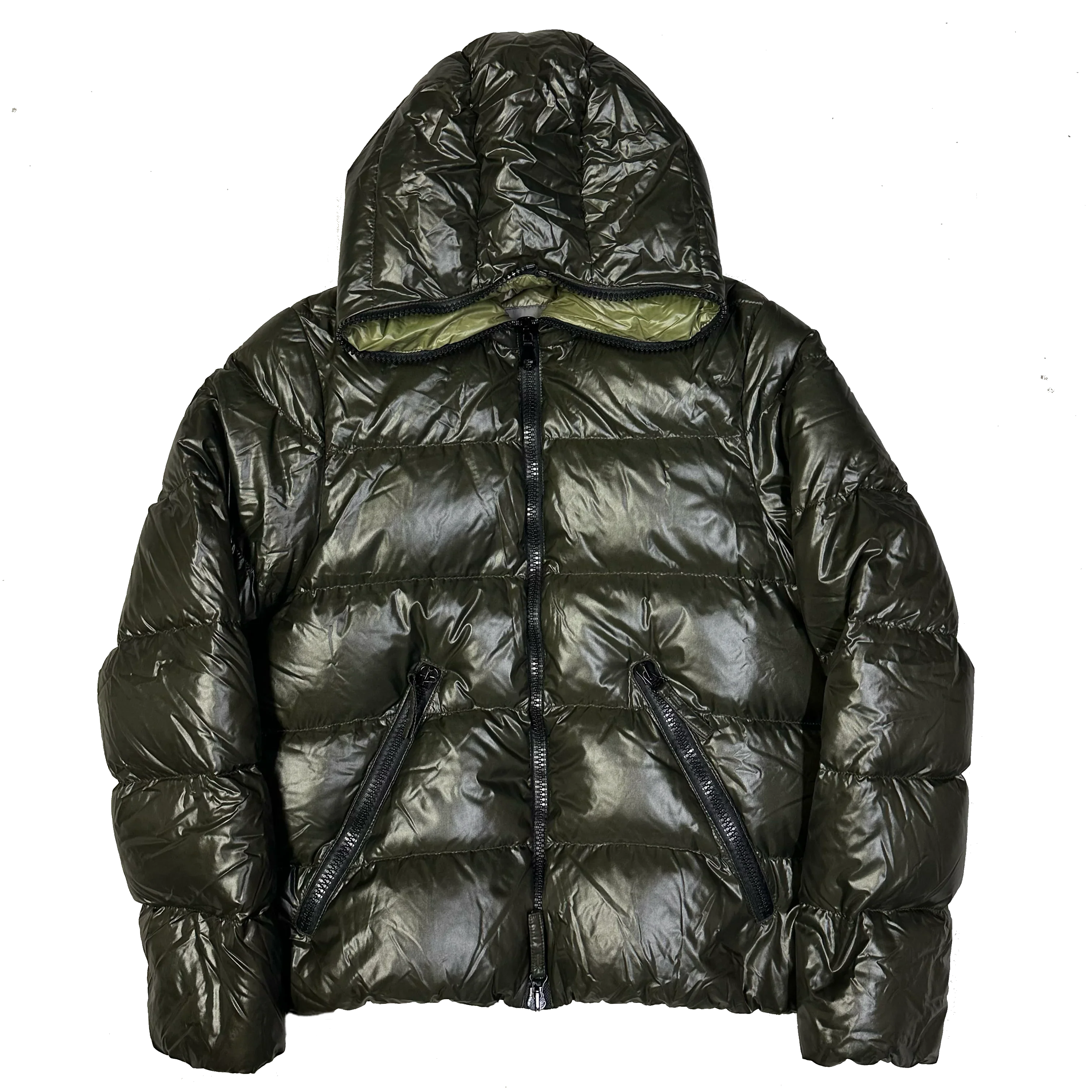 Puffer Jacket In Khaki Green - product image
