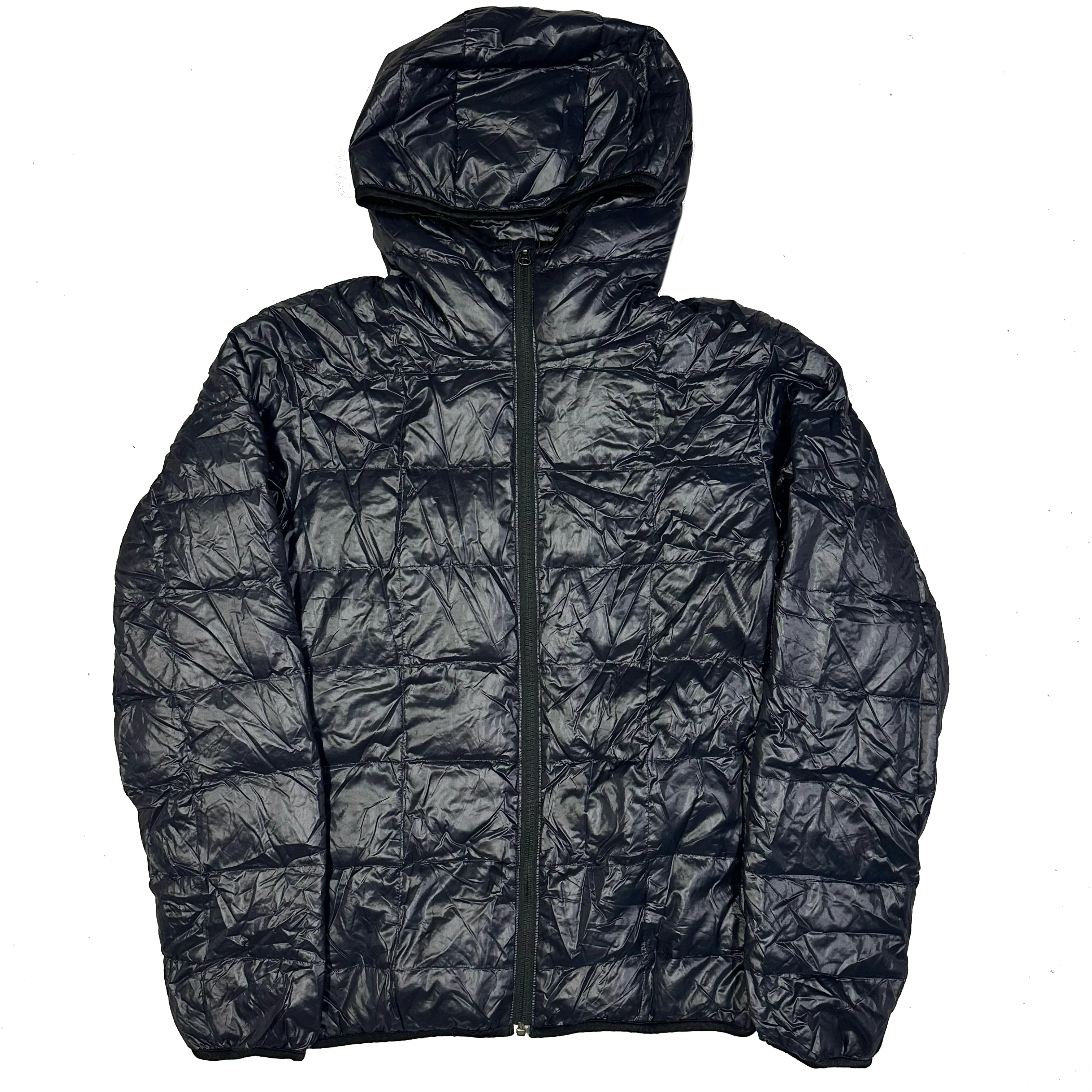 Square Stitch Puffer Jacket In Black - product image