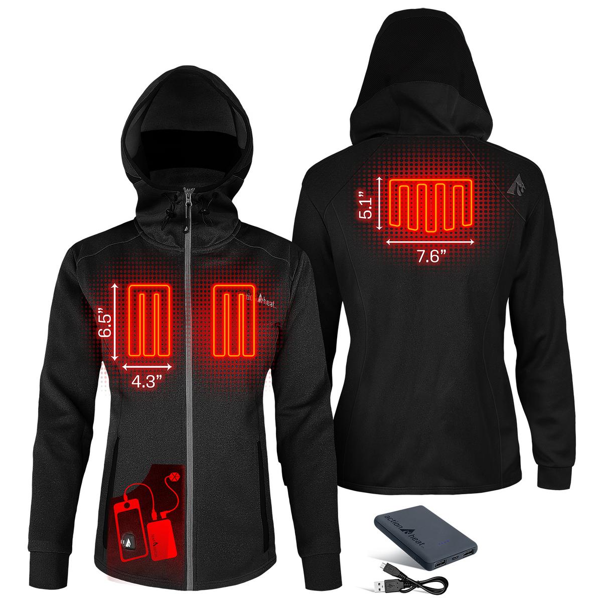 Heatrea 5V Women's Slim Fit Battery Heated Hoodie
