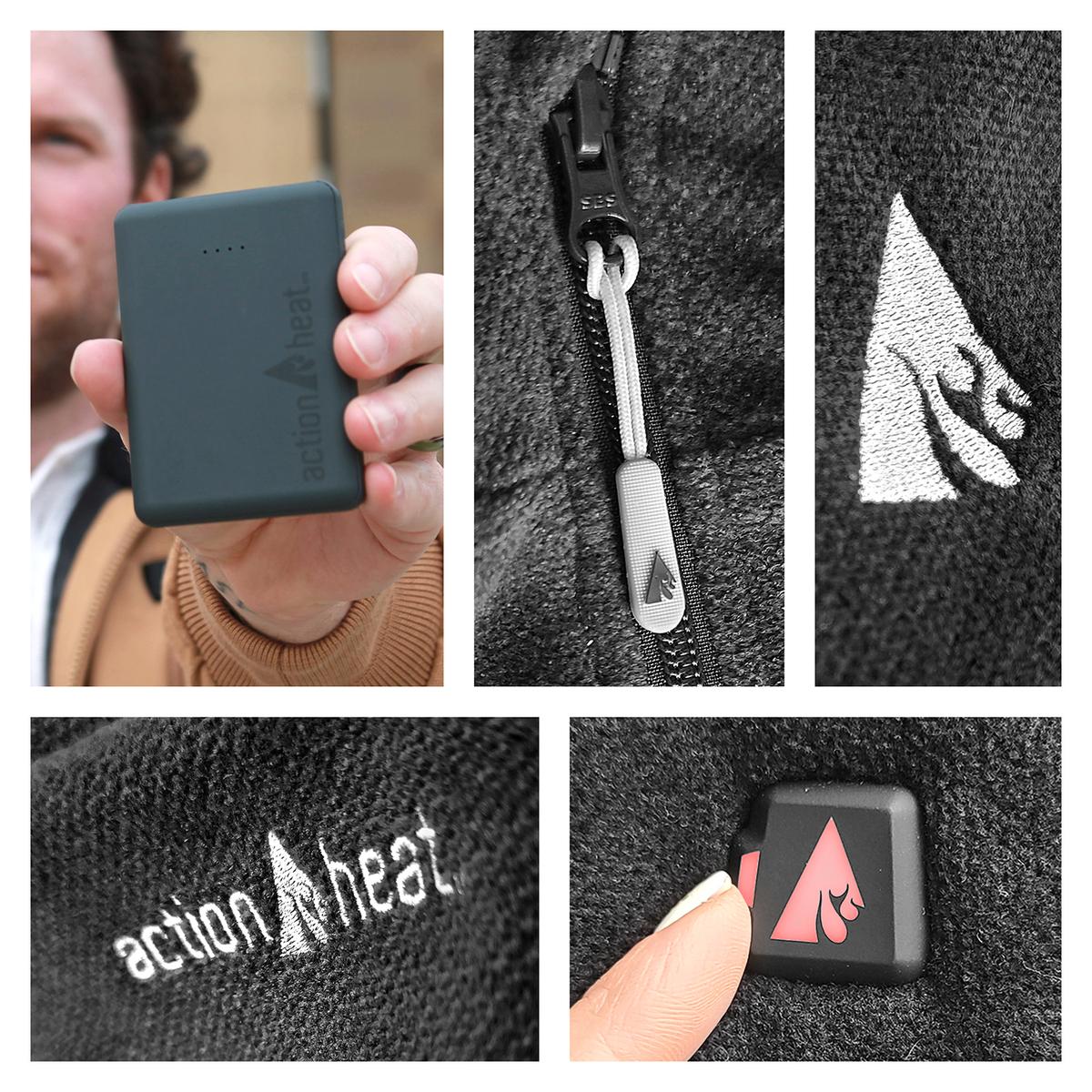 Heatrea 5V Men's Performance Fleece Battery Heated Vest