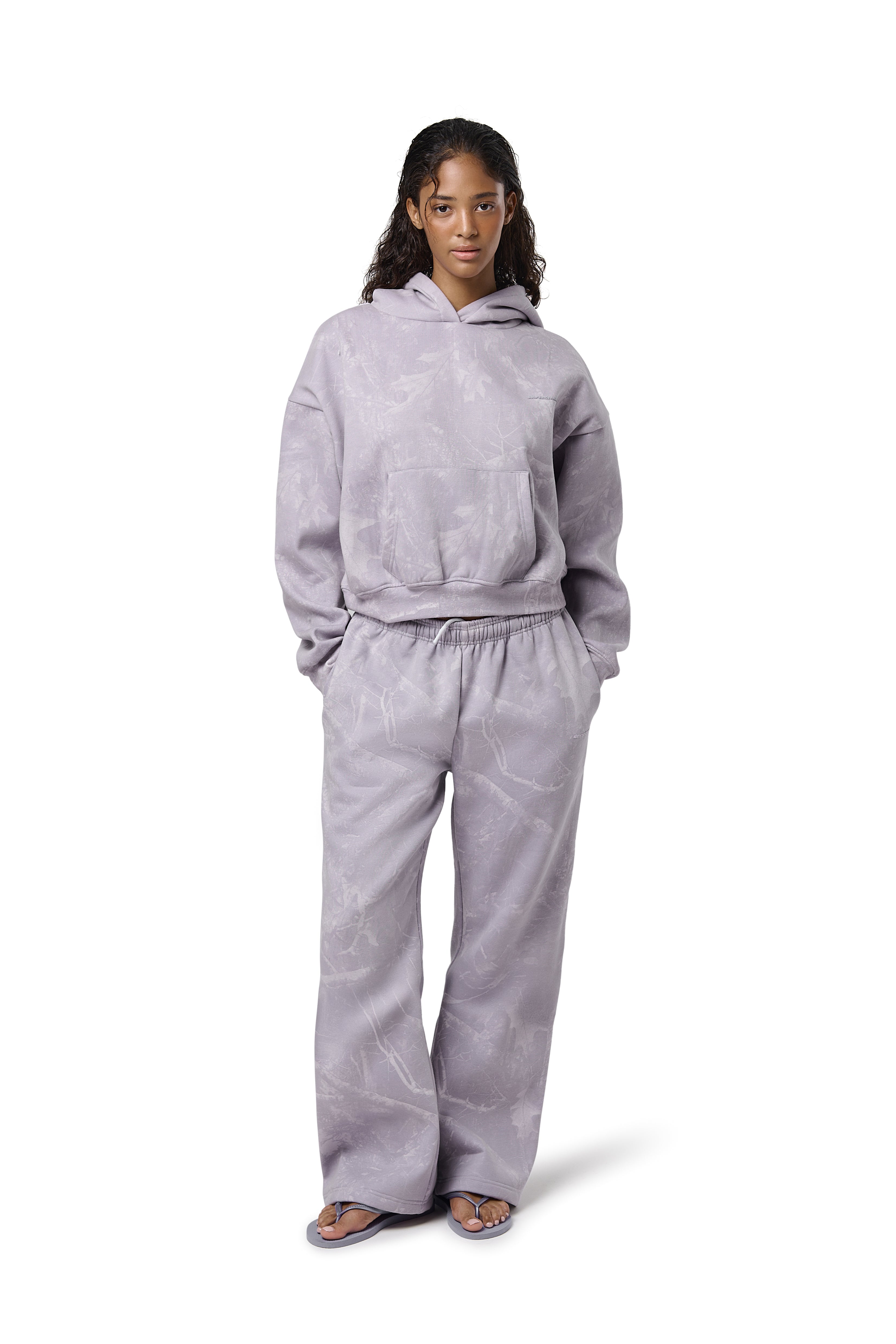 Ranch Shrunken Hoodie in Lilac Camo - image 6
