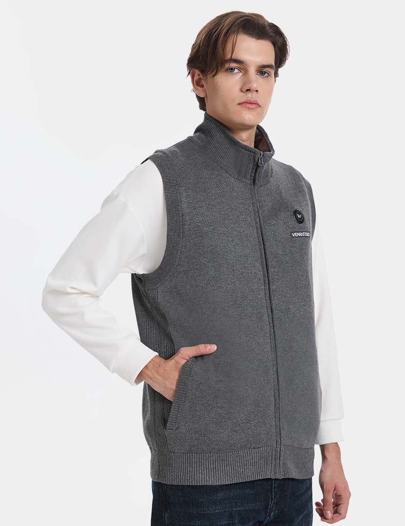 Men's Heated Sweater Vest 7.4V, M91 [Final Sale]