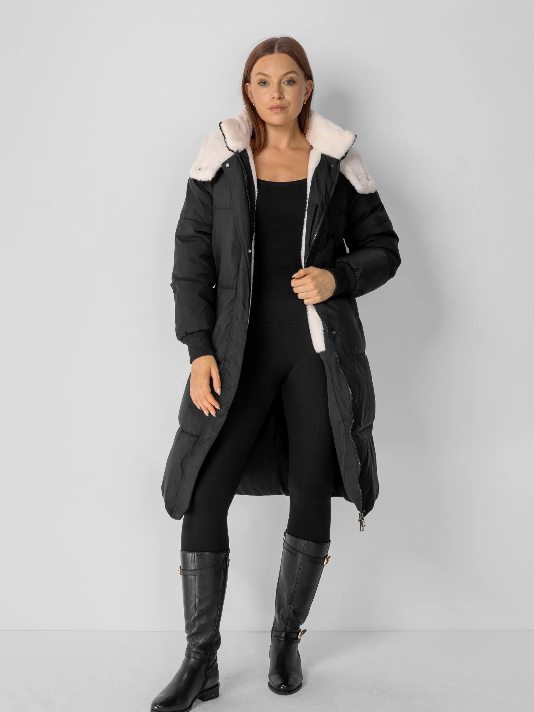 Classic Long Hooded Puffer Jacket - product image 16