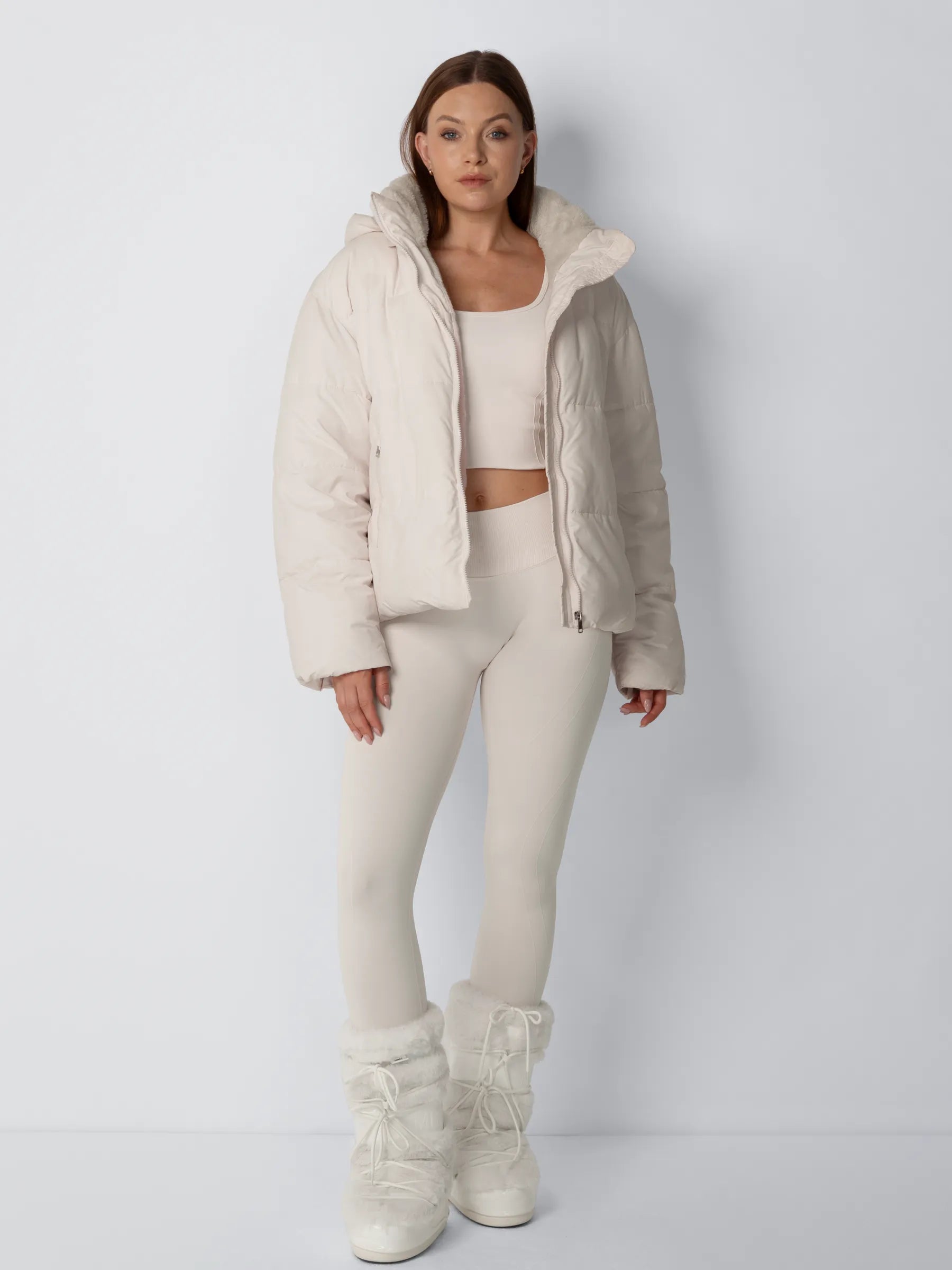 Classic Short Detachable Hooded Puffer Jacket - product image 29