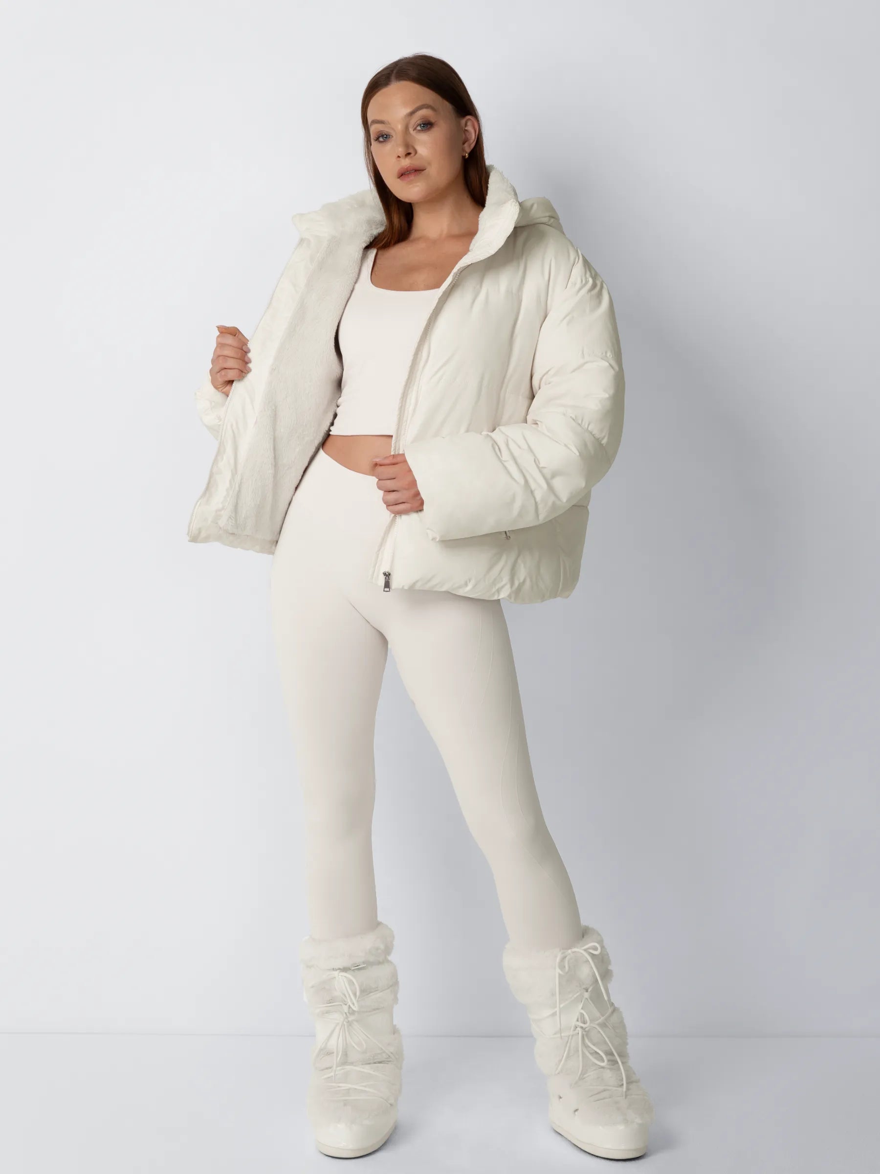 Classic Short Detachable Hooded Puffer Jacket - product image 30