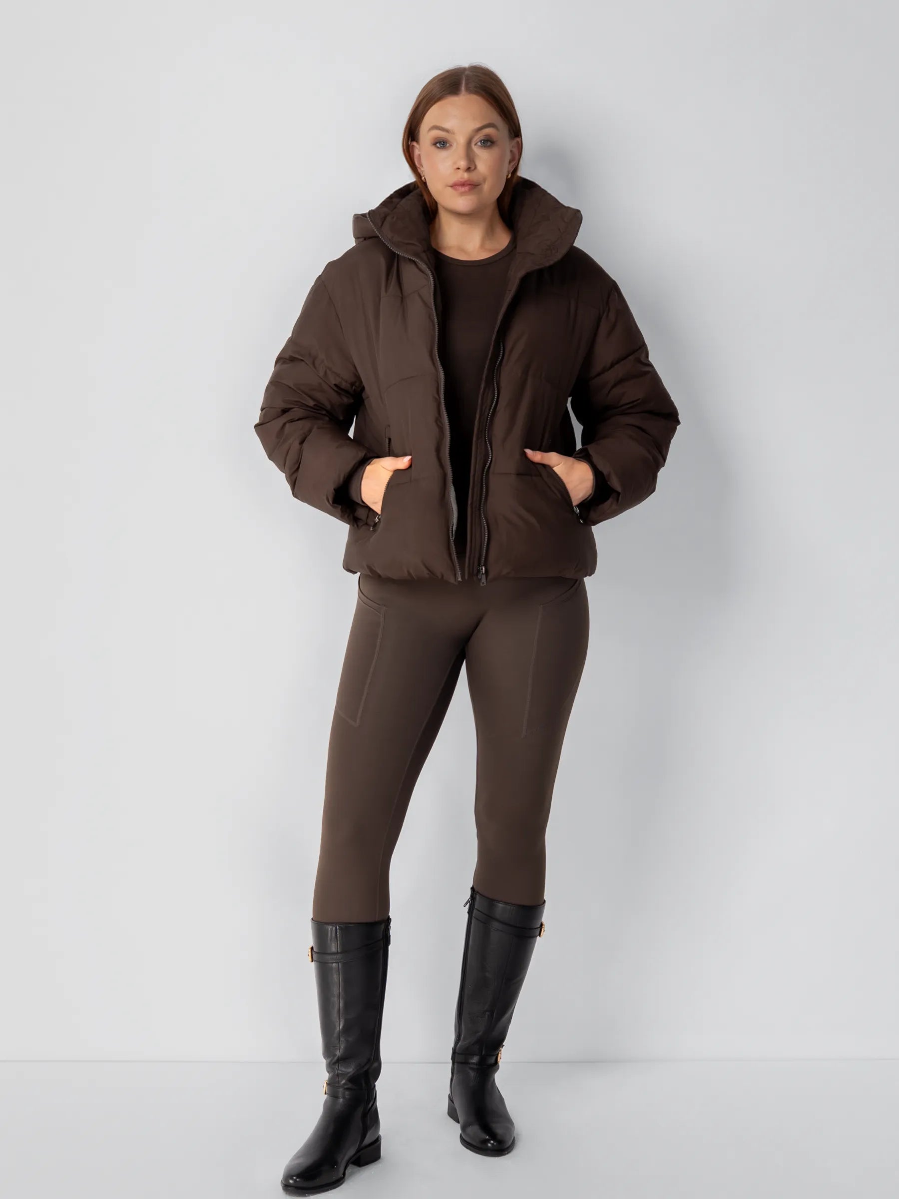 Classic Short Detachable Hooded Puffer Jacket - product image 15