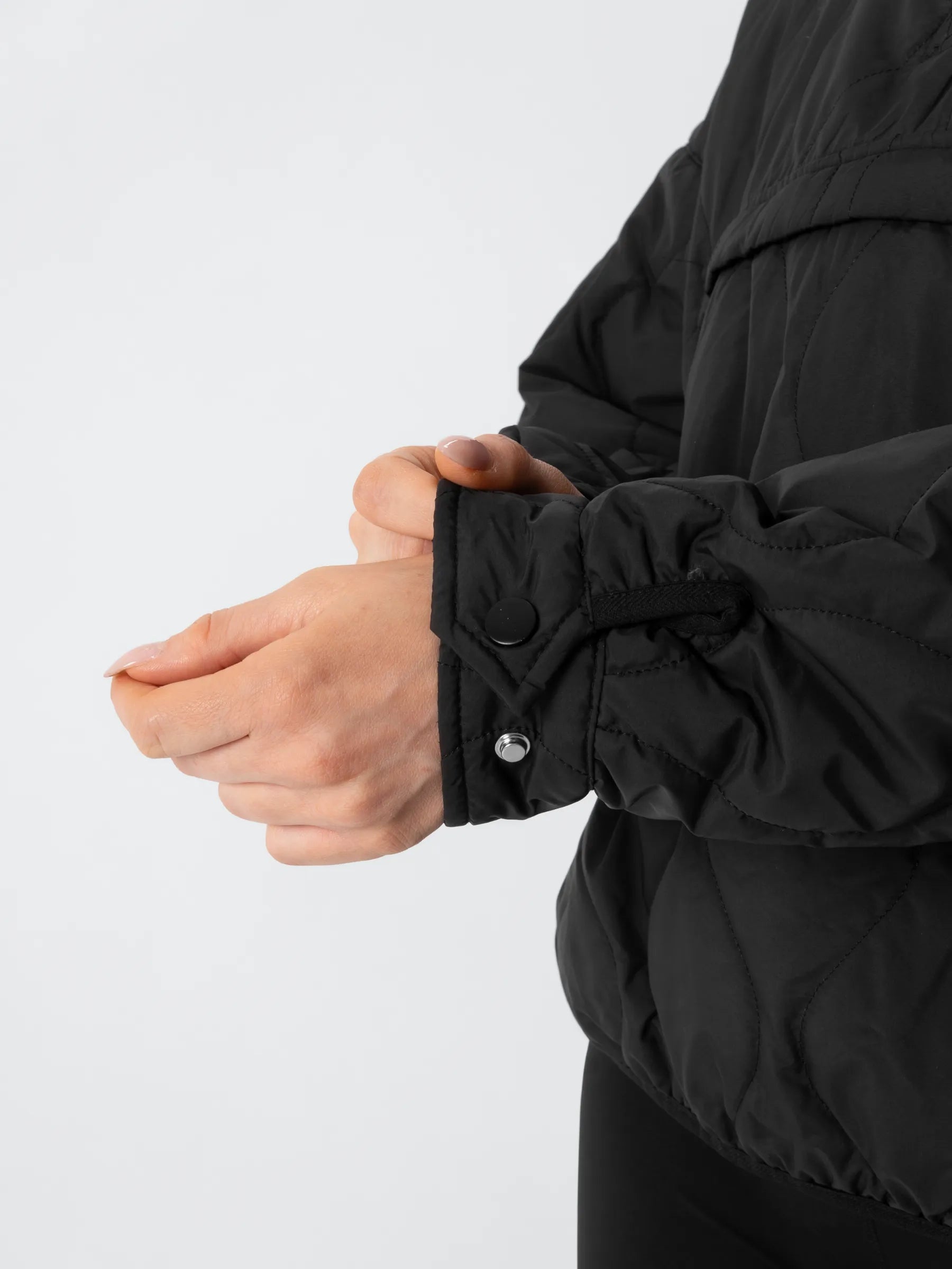 Kangaroo Pocket Packable Quilted Puffer Hoodie - product image 6
