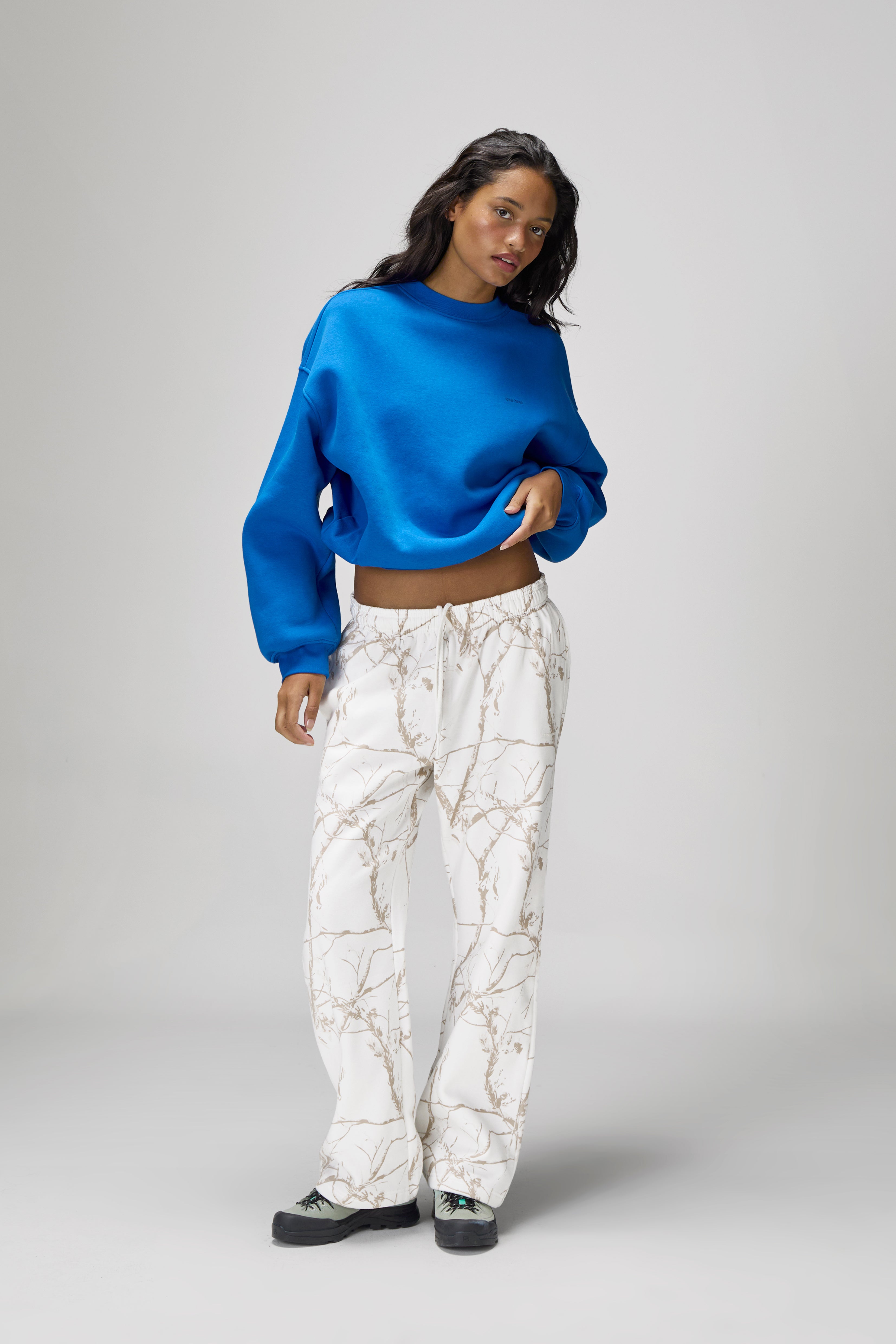 Ranch Wide Leg Sweatpants in Milk Camo - image 2