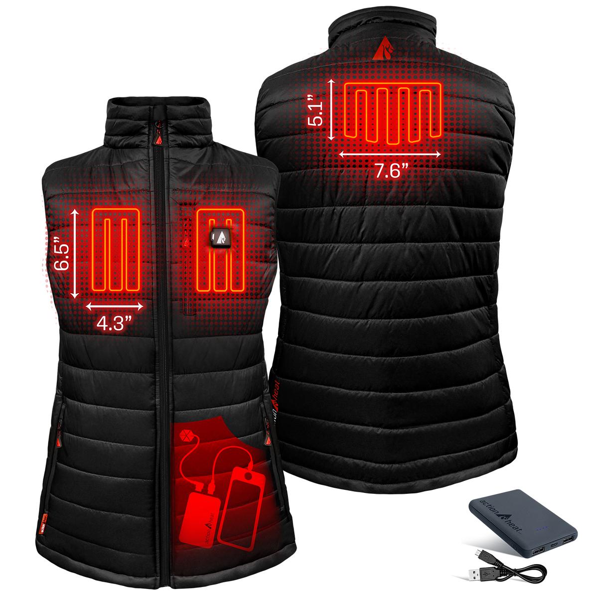 Heatrea 5V Women's Battery Heated Insulated Puffer Vest