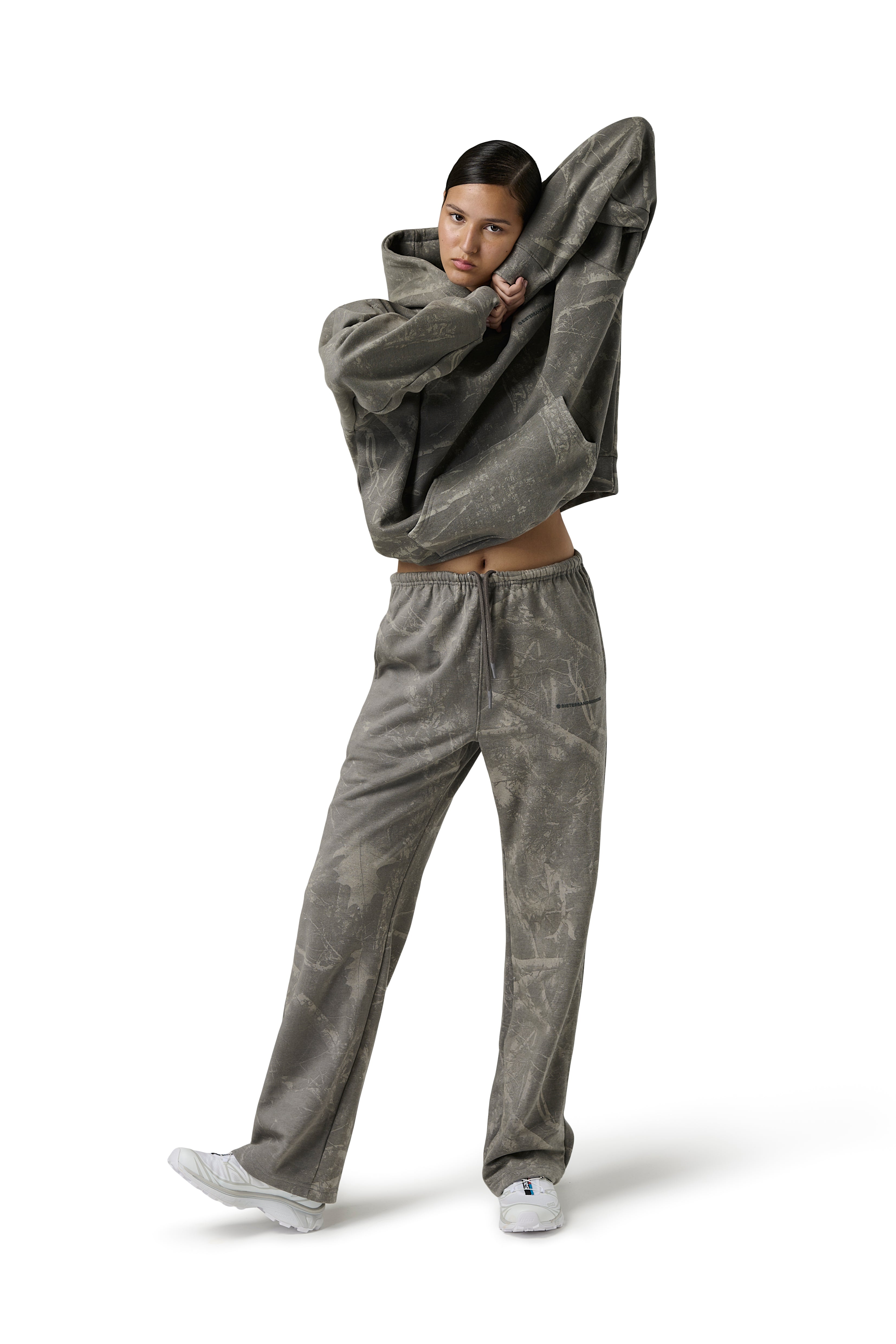 Ranch Wash Wide Leg Sweatpants in Camo - image 2