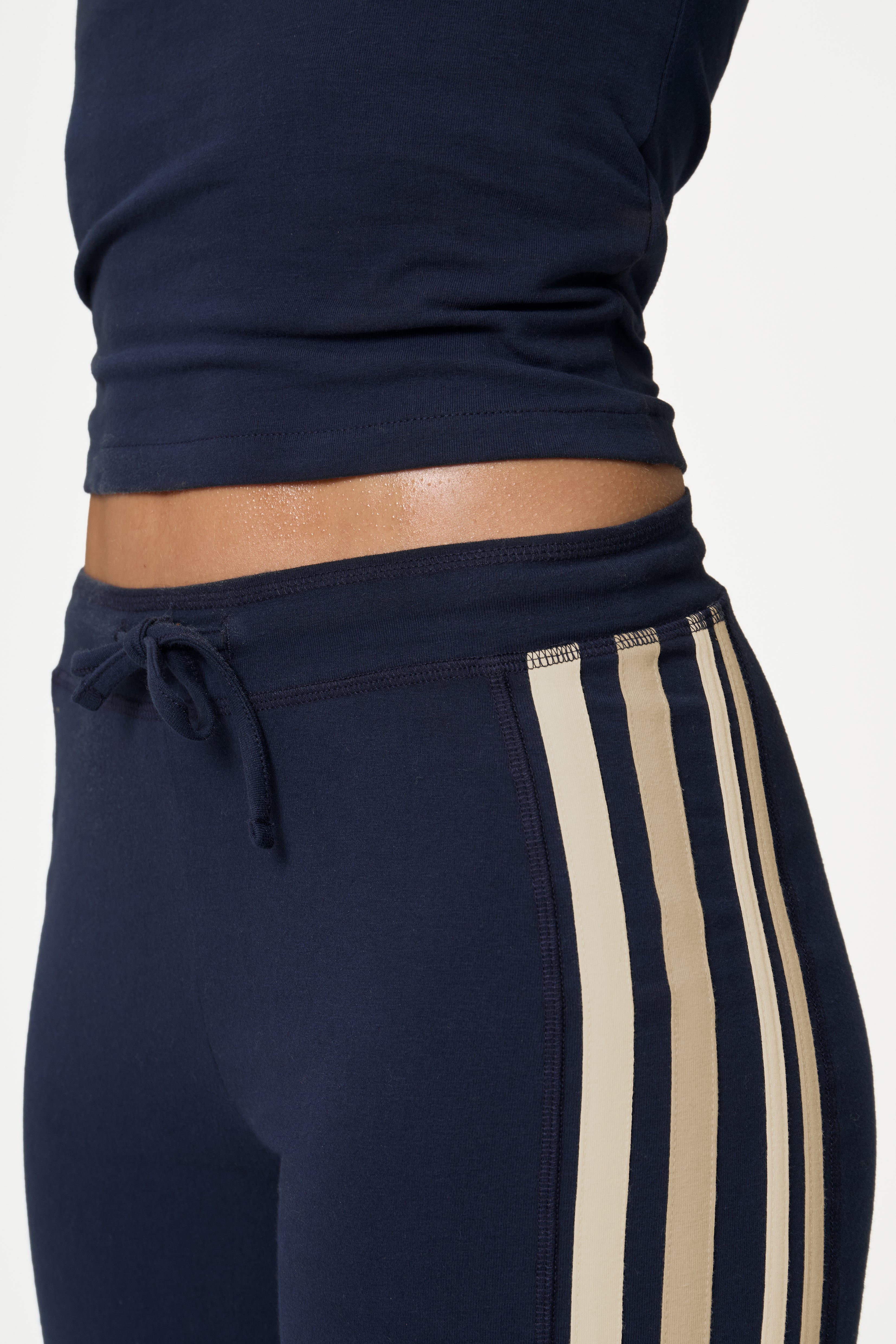 Cotton Stretch Pants in Navy - image 3