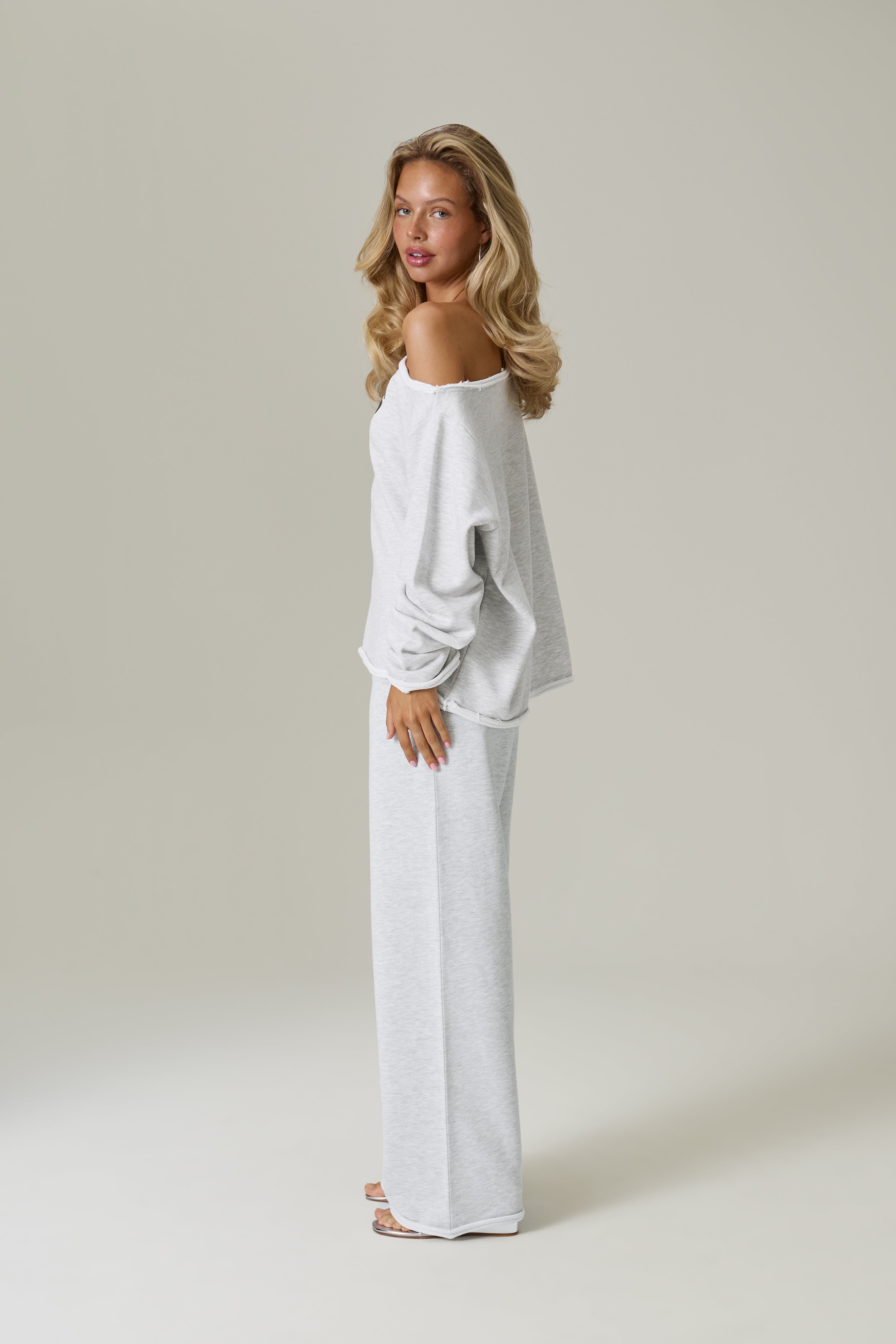 Slouch Top in Grey Marl - image 4