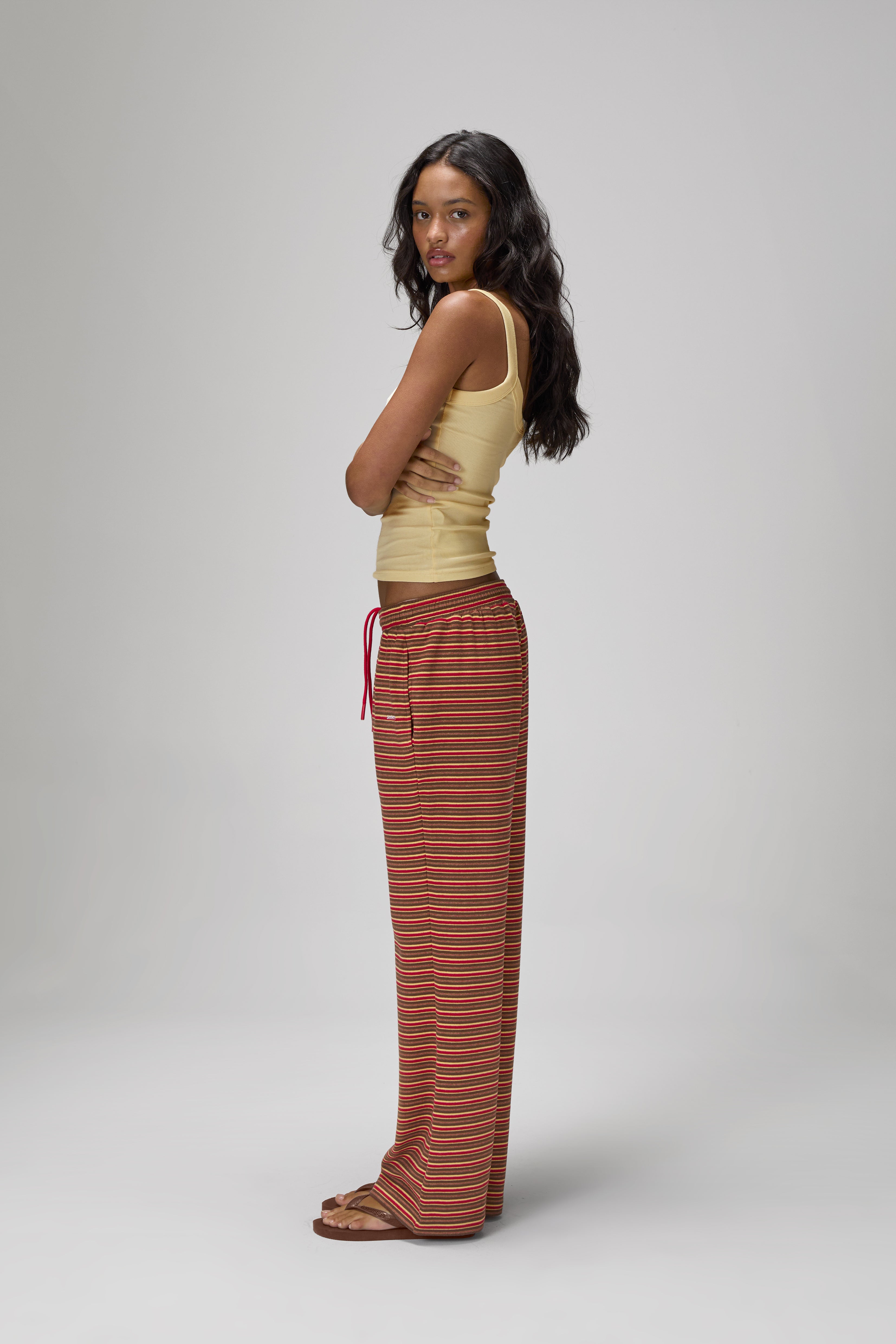 Walker Soft Wide Leg Pants in Red - image 5