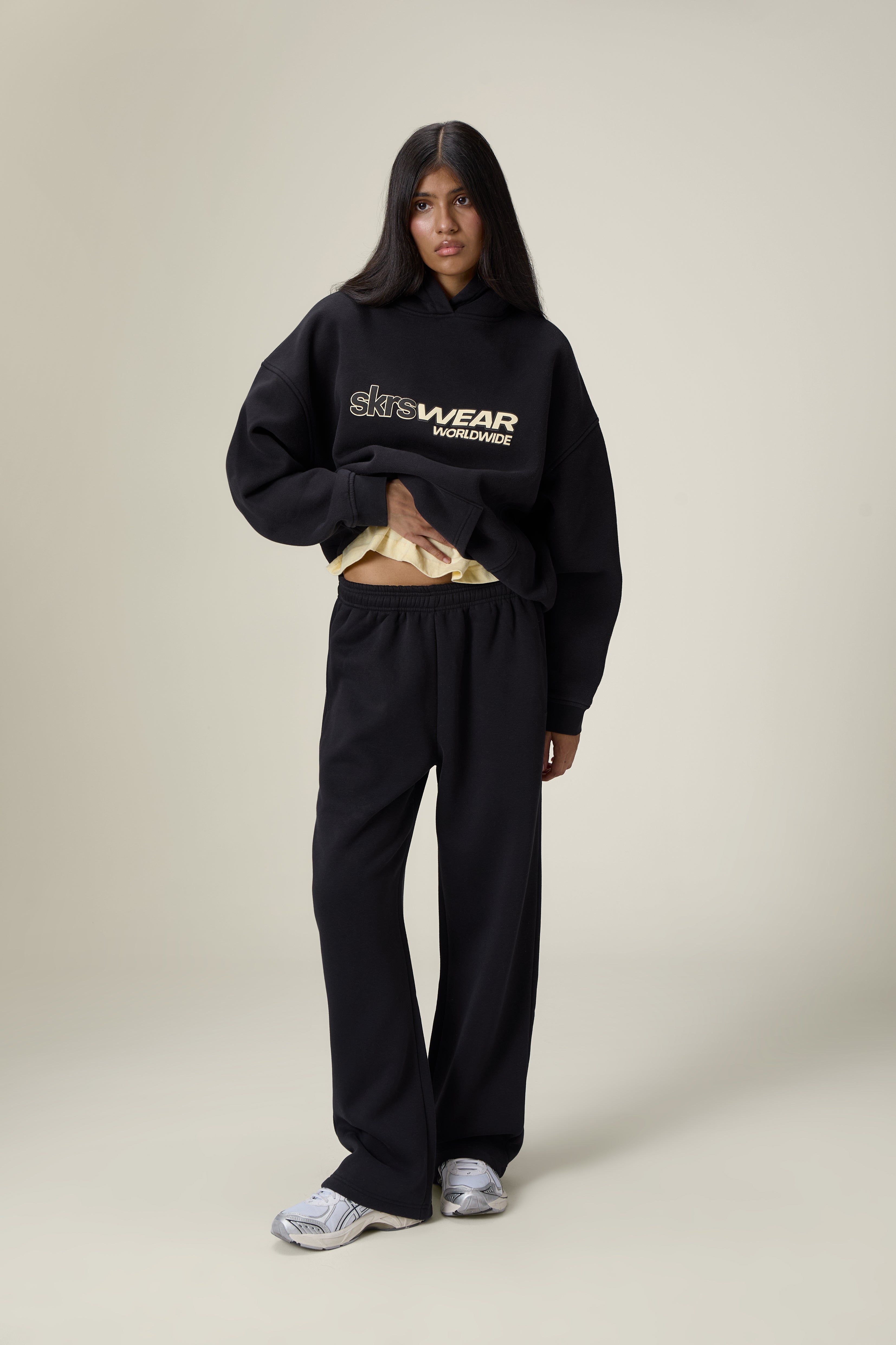 Wear Hoodie in Washed Black