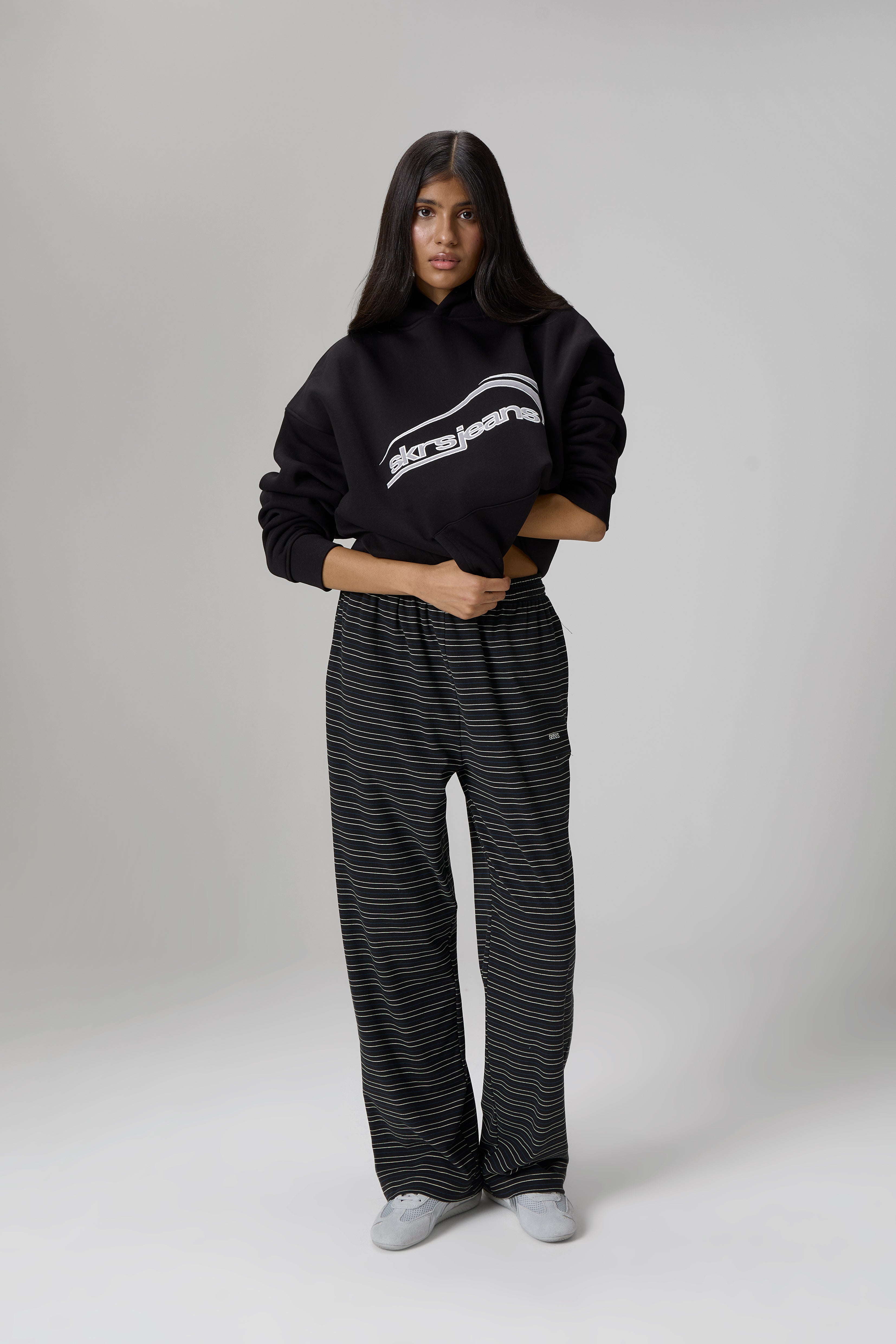 Staten Logo Hoodie in Black - image 6