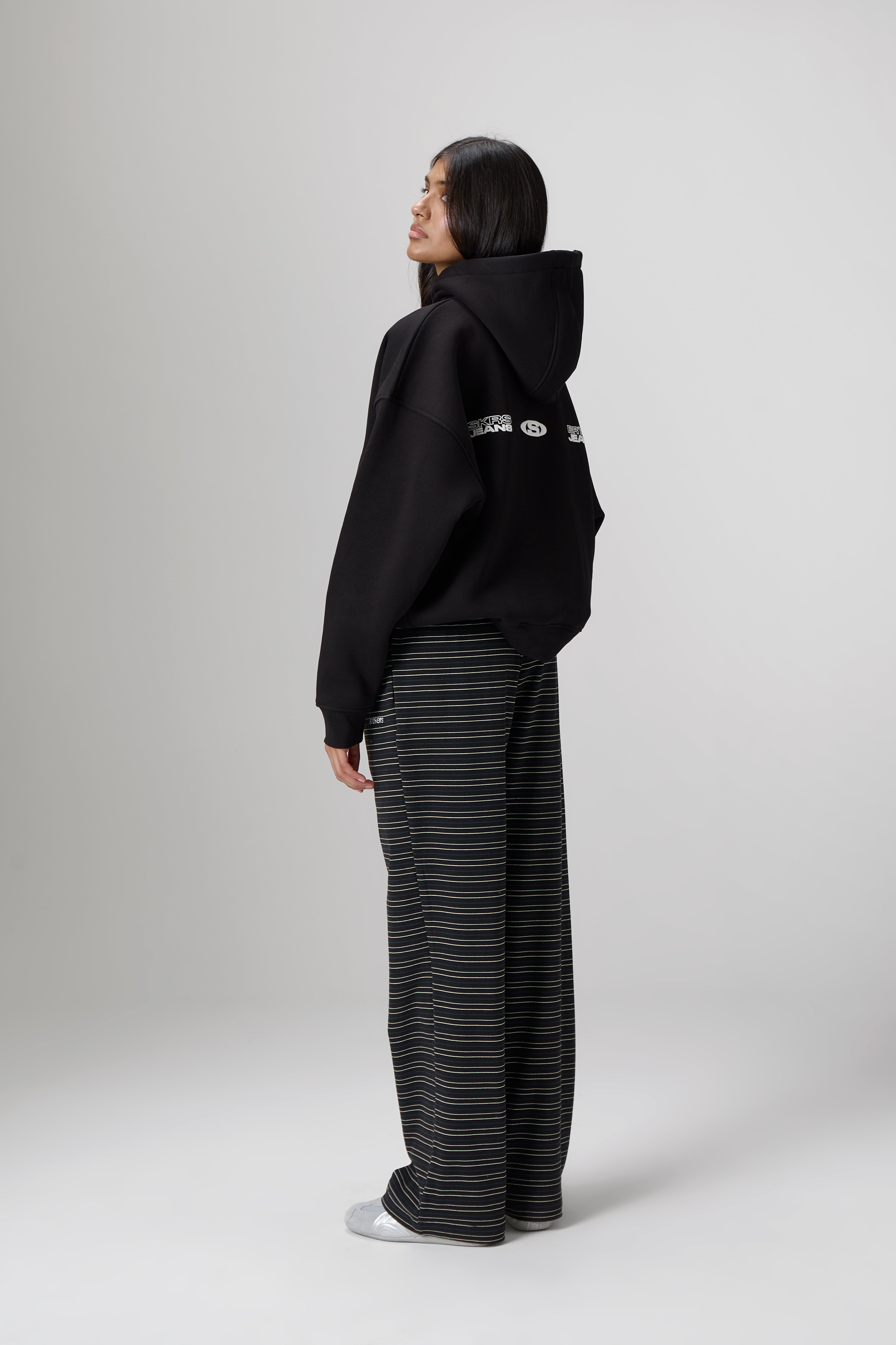Staten Logo Hoodie in Black - image 5