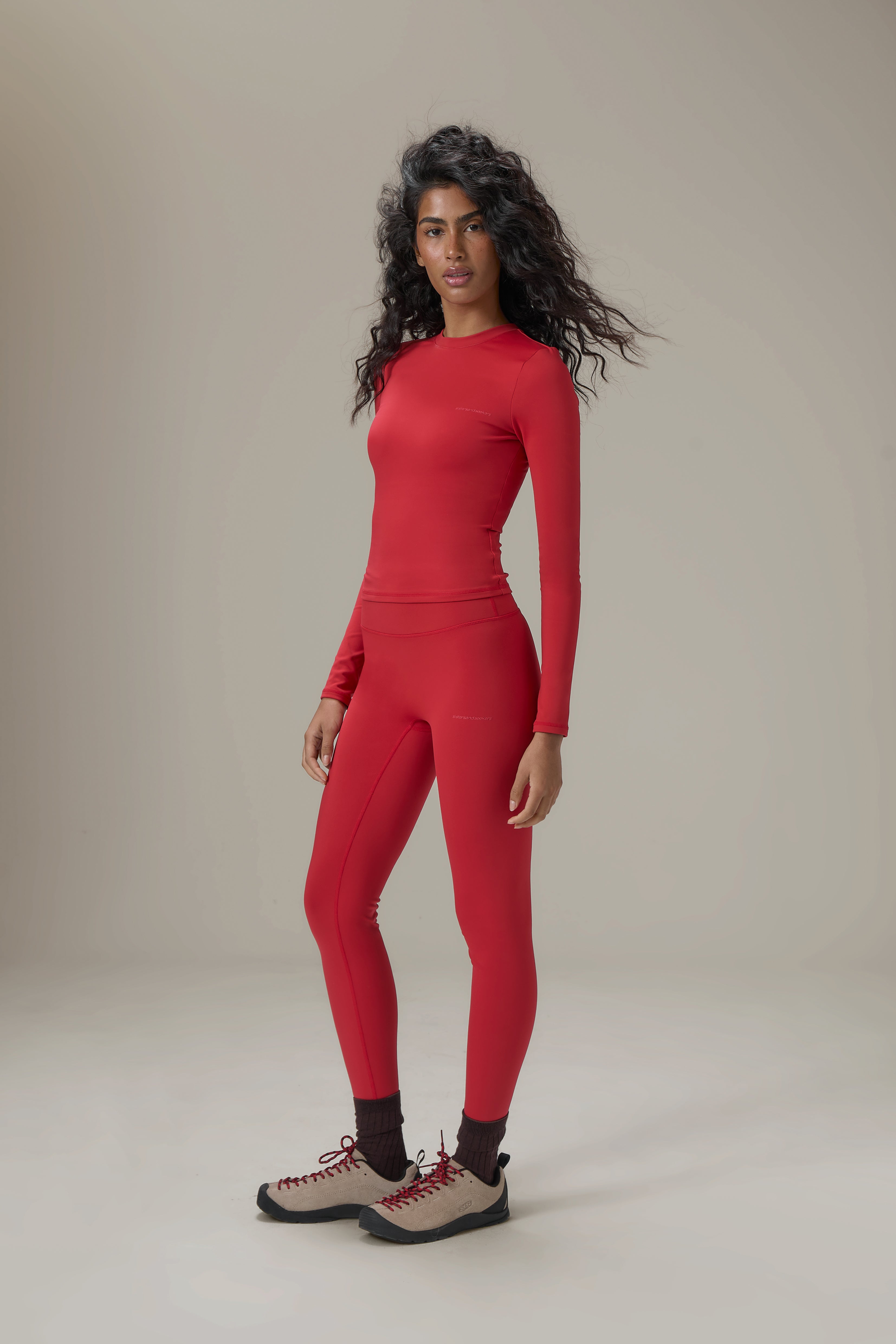 Soft Active Long Sleeve in Red - image 4