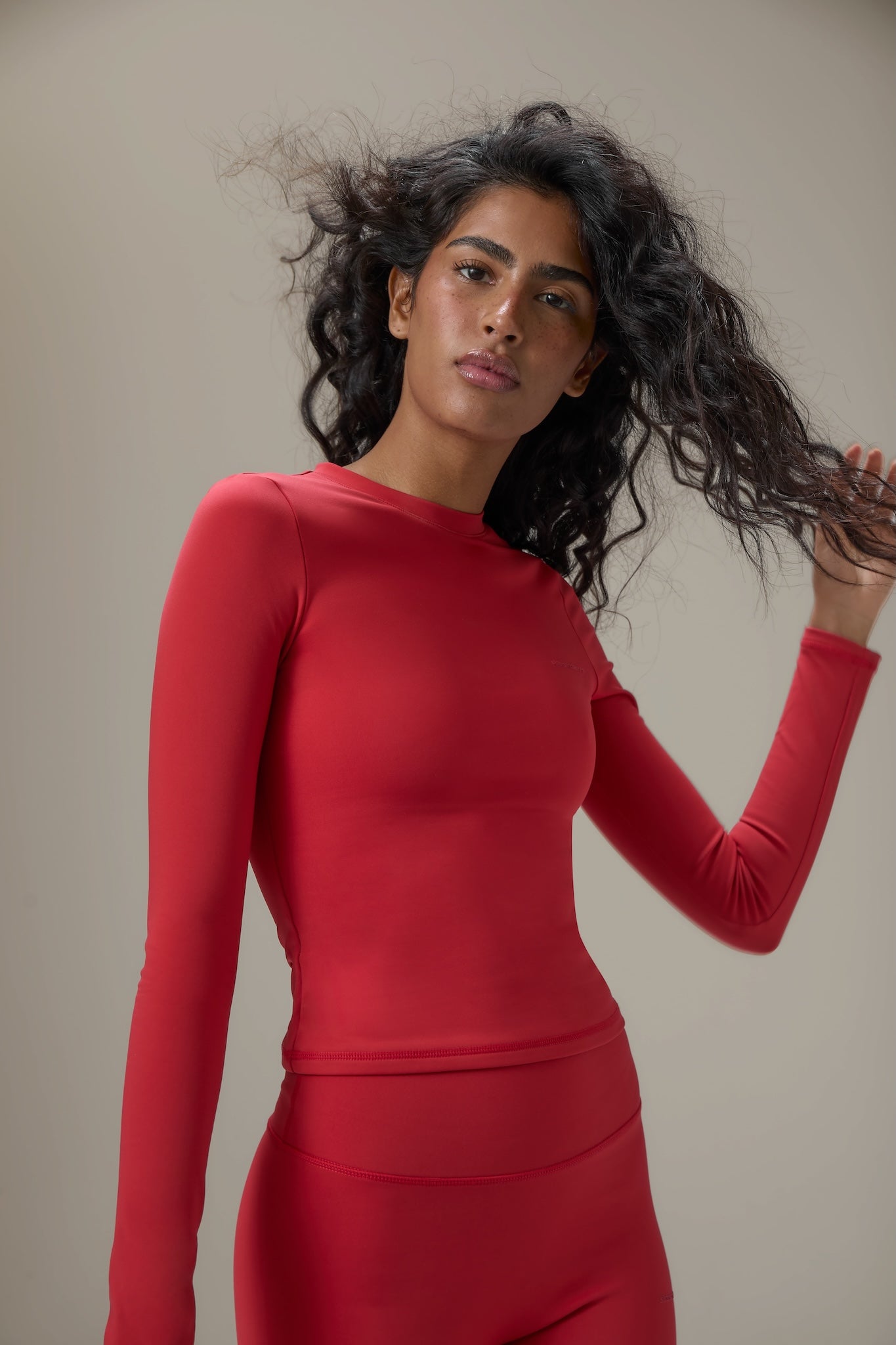 Soft Active Long Sleeve in Red - image 7