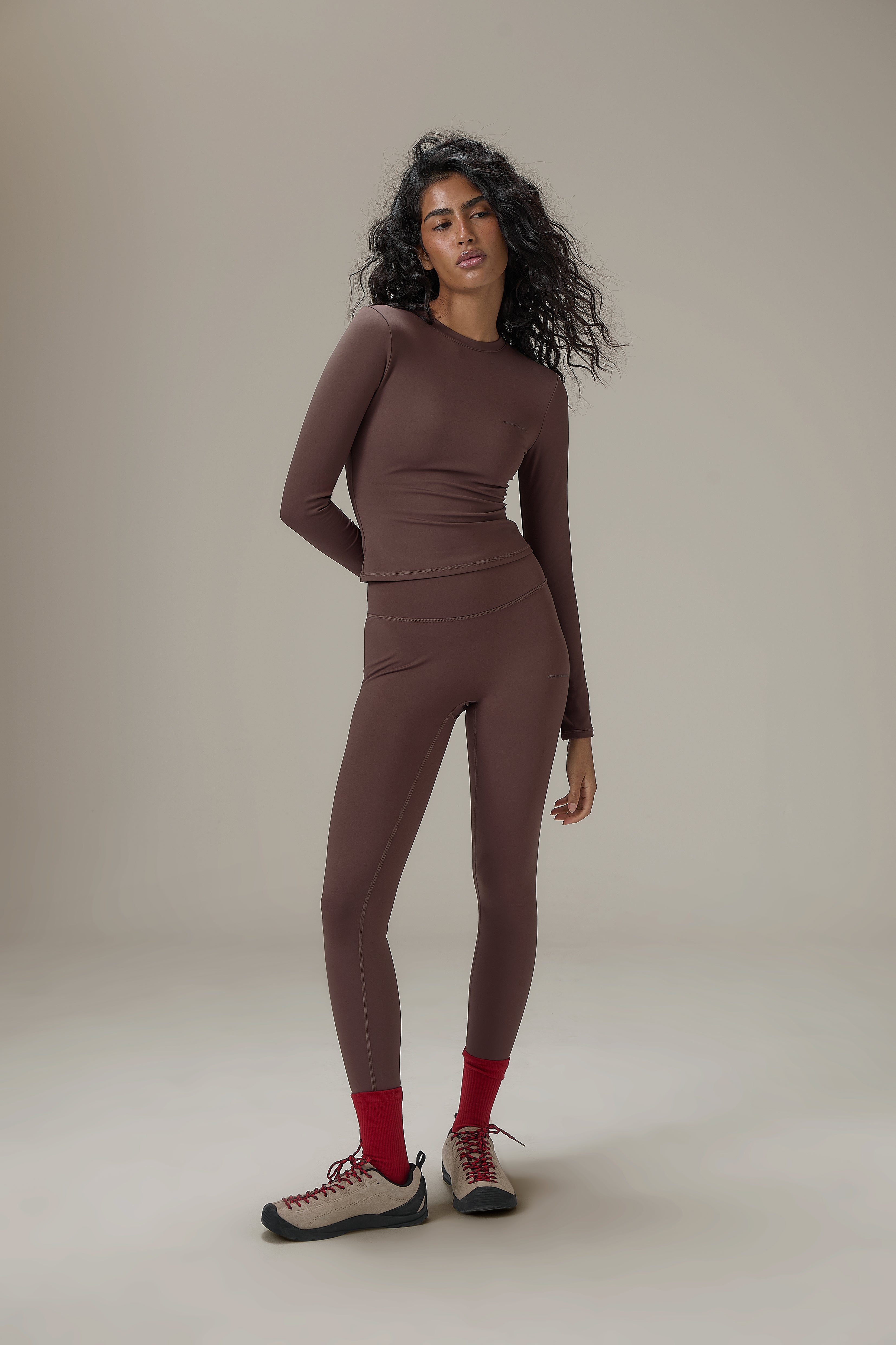 Soft Active Long Sleeve in Brown - image 6